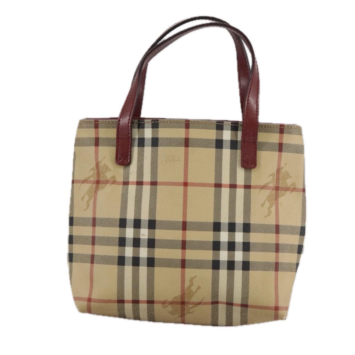 Haymarket Beige Canvas Handbag (Pre-Owned)