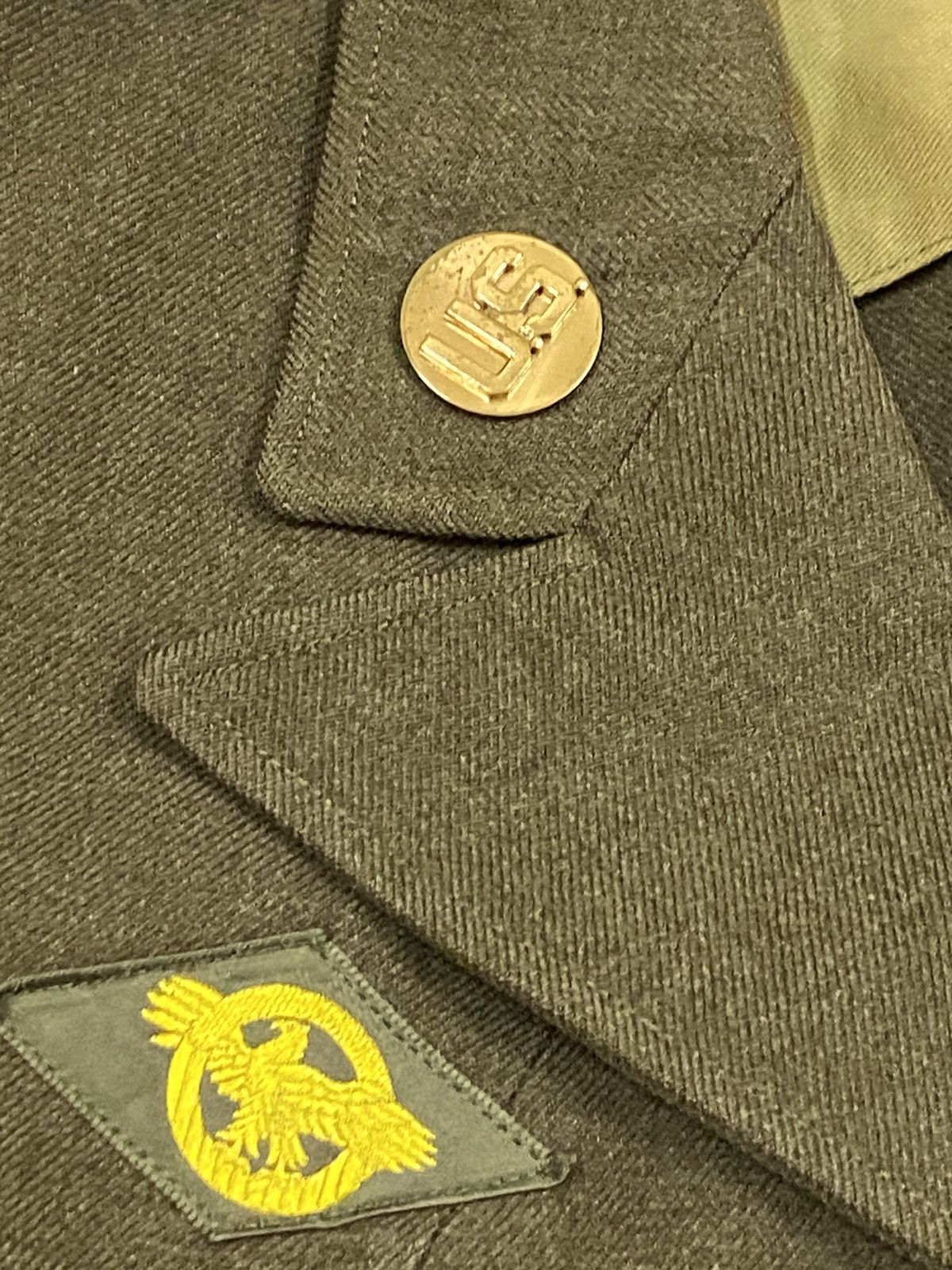 Other Vtg 1940s U.S. Army WWII Wool Service Coat M1941 Insignia Size US S / EU 44-46 / 1 - 8 Thumbnail