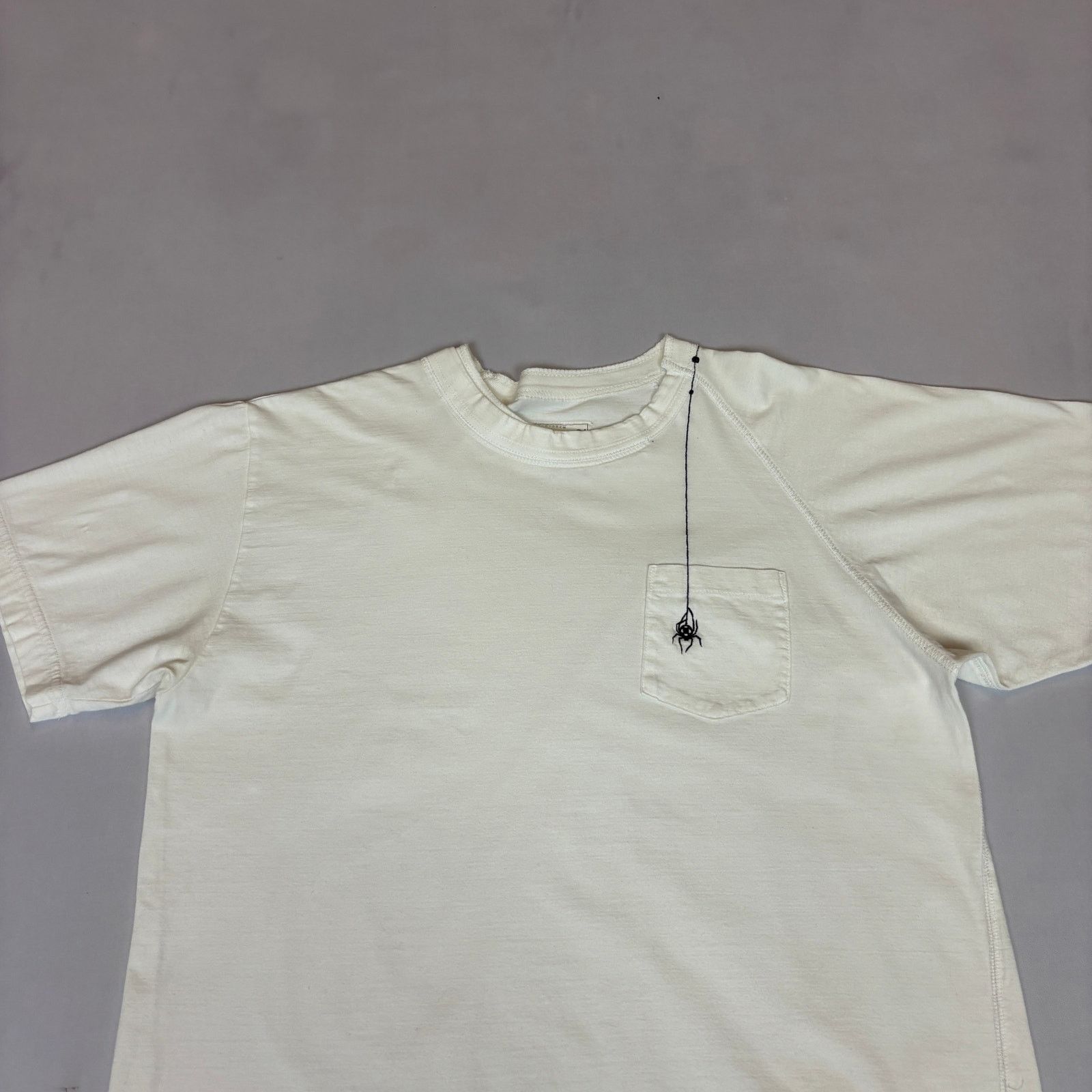 Sacai Sacai Dr. Woo Embroidered Spider Pocket Tee Shirt 1 Small Size US S / EU 44-46 / 1 - 2 Thumbnail
