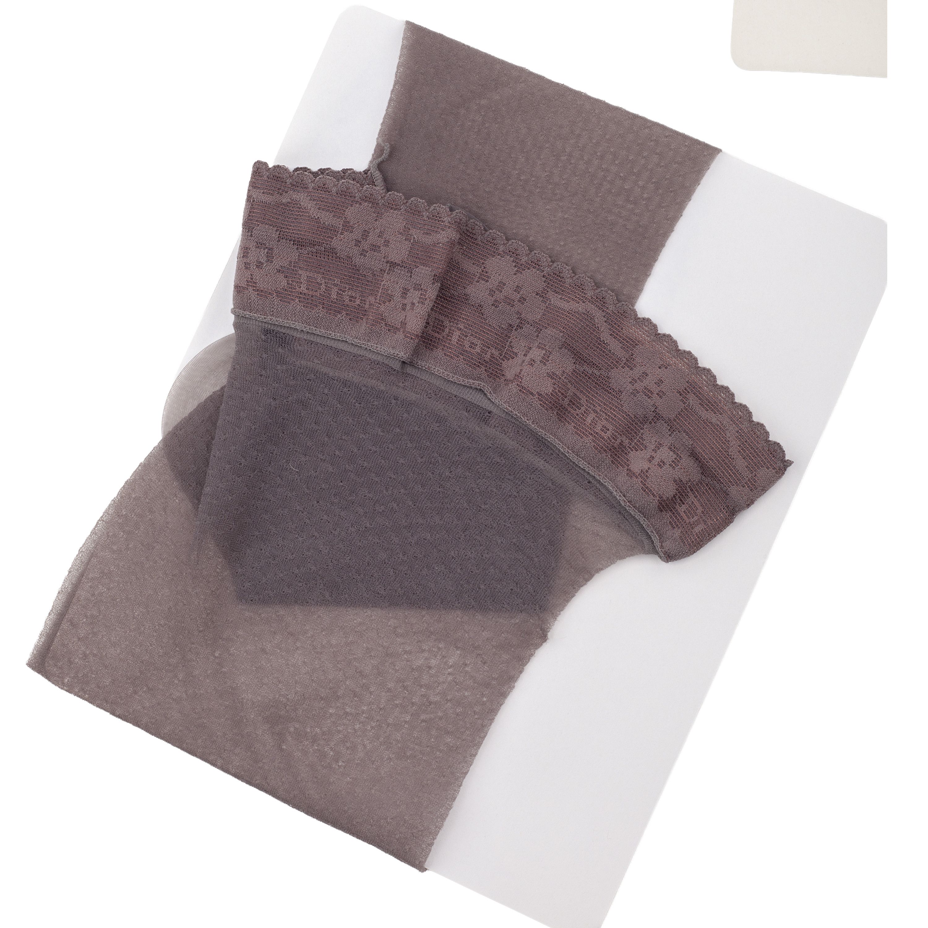 Dior Christian Dior Thigh-High Brown Vintage Stockings Size ONE SIZE - 3 Thumbnail