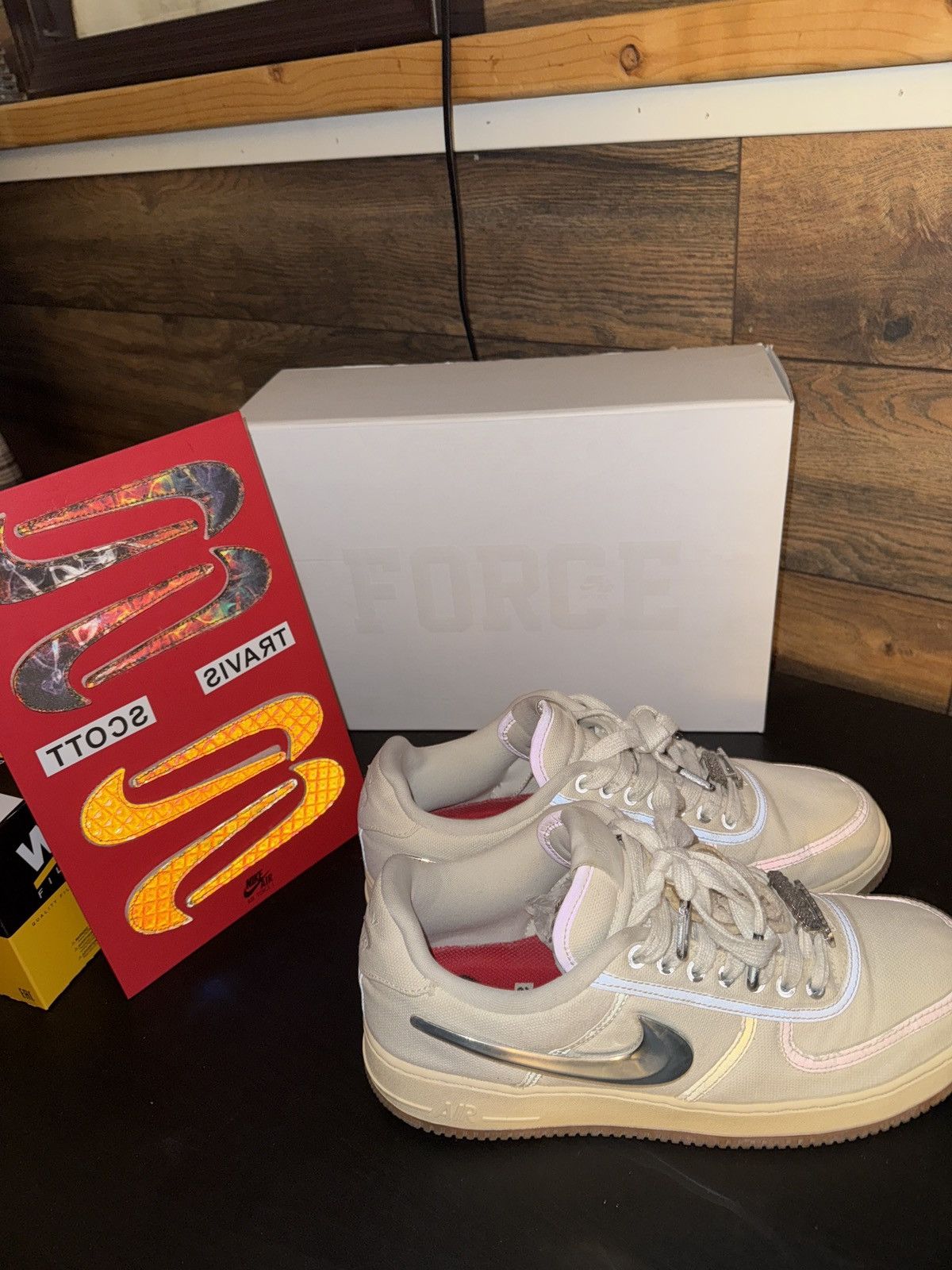 Nike × Travis Scott Nike airforce 1 Travis scott sails Size US 9.5 / EU 42-43 - 7 Thumbnail