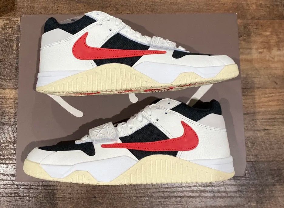 Travis Scott Travis Scott Jumpman Jacks TR Red Size US 12 / EU 45 - 4 Thumbnail