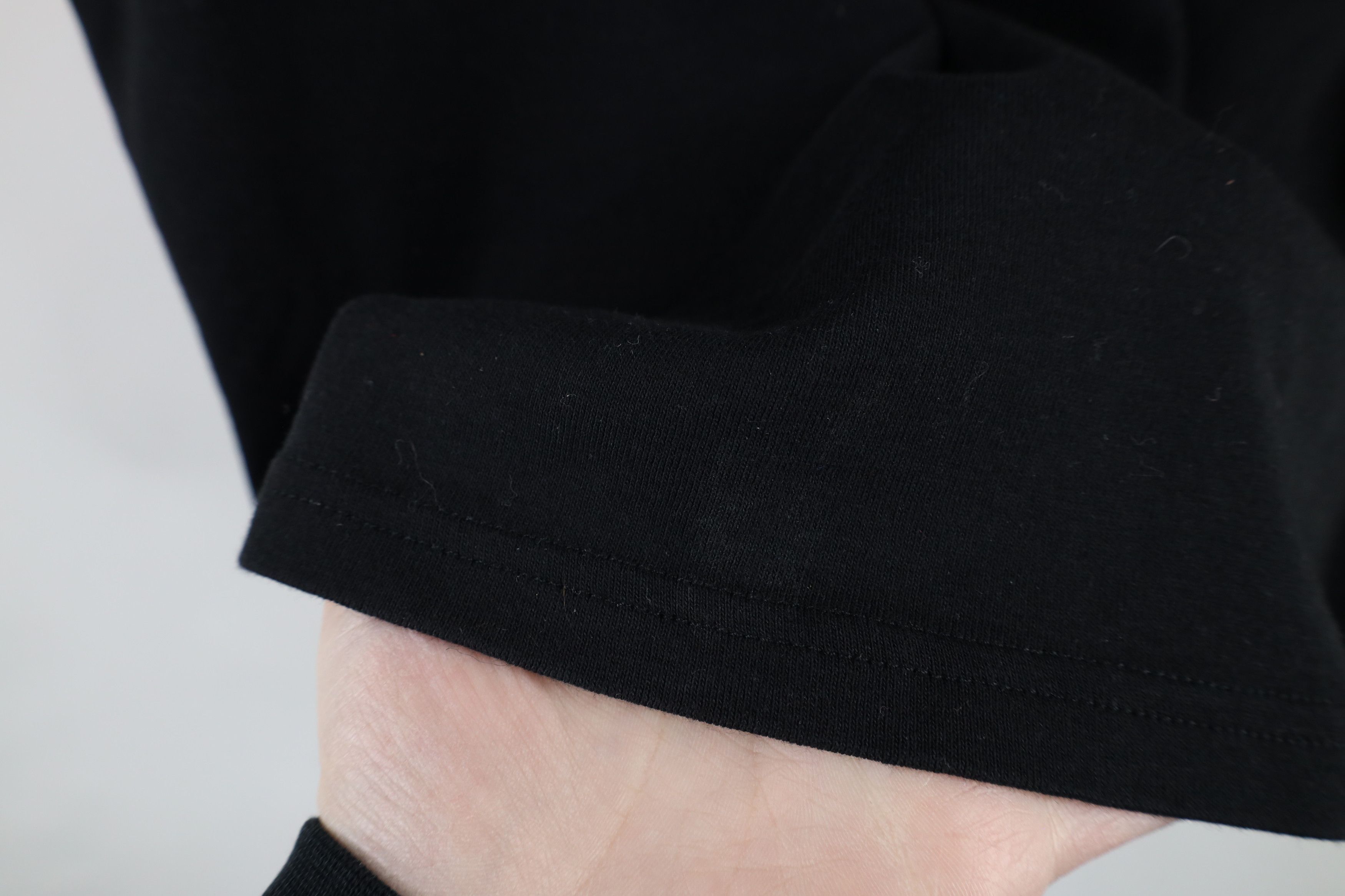 Ralph Lauren × Vintage Vintage Ralph Lauren Ribbed Knit 3/4 Sleeve T-Shirt Black Size XXL / US 16-18 / IT 52-54 - 6 Thumbnail