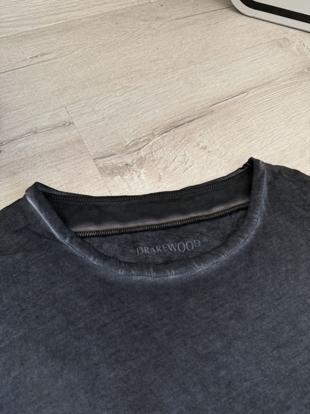20471120 × Japanese Brand Rare Drakewood Washed Longsleeve A Cold Wall Style Y2k Size US L / EU 52-54 / 3 - 6 Thumbnail