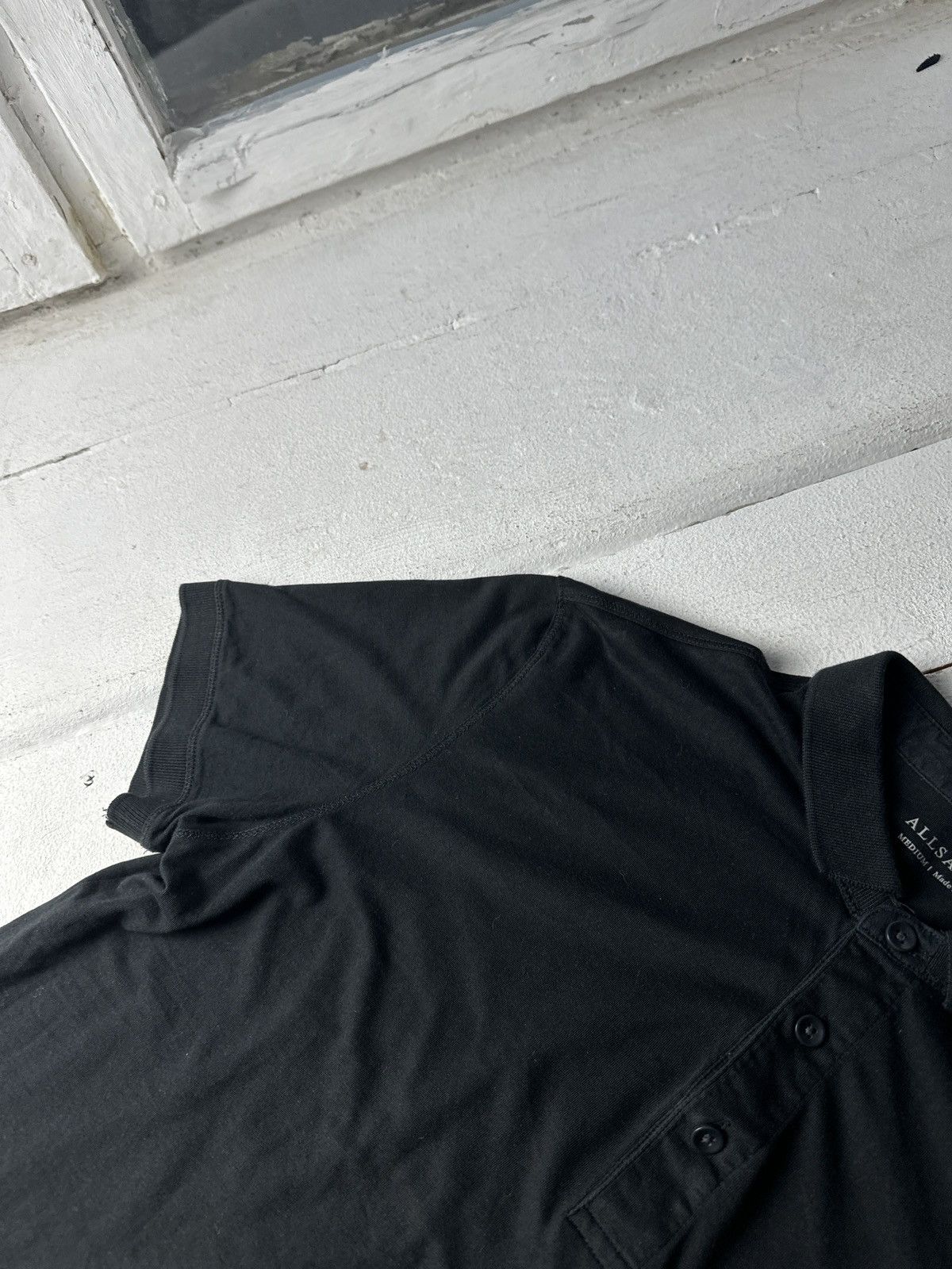 Allsaints 🚨ALLSAINTS BLACK POLO TANK SHIRT LUXURY OPIUM Y2K Size US M / EU 48-50 / 2 - 5 Thumbnail