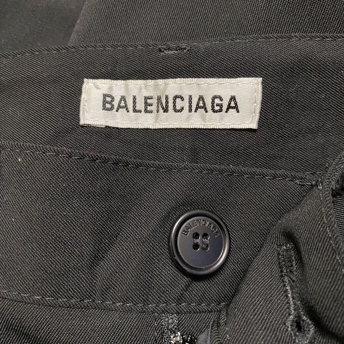 Balenciaga FW21 Balenciaga Black Wool Flare Pants Size 27" / US 4 / IT 40 - 17 Thumbnail