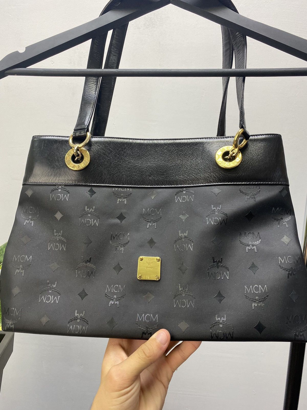 Japanese Brand × MCM MCM Tote Bag Vintage Leather Bag Made in Germany Size ONE SIZE - 6 Thumbnail