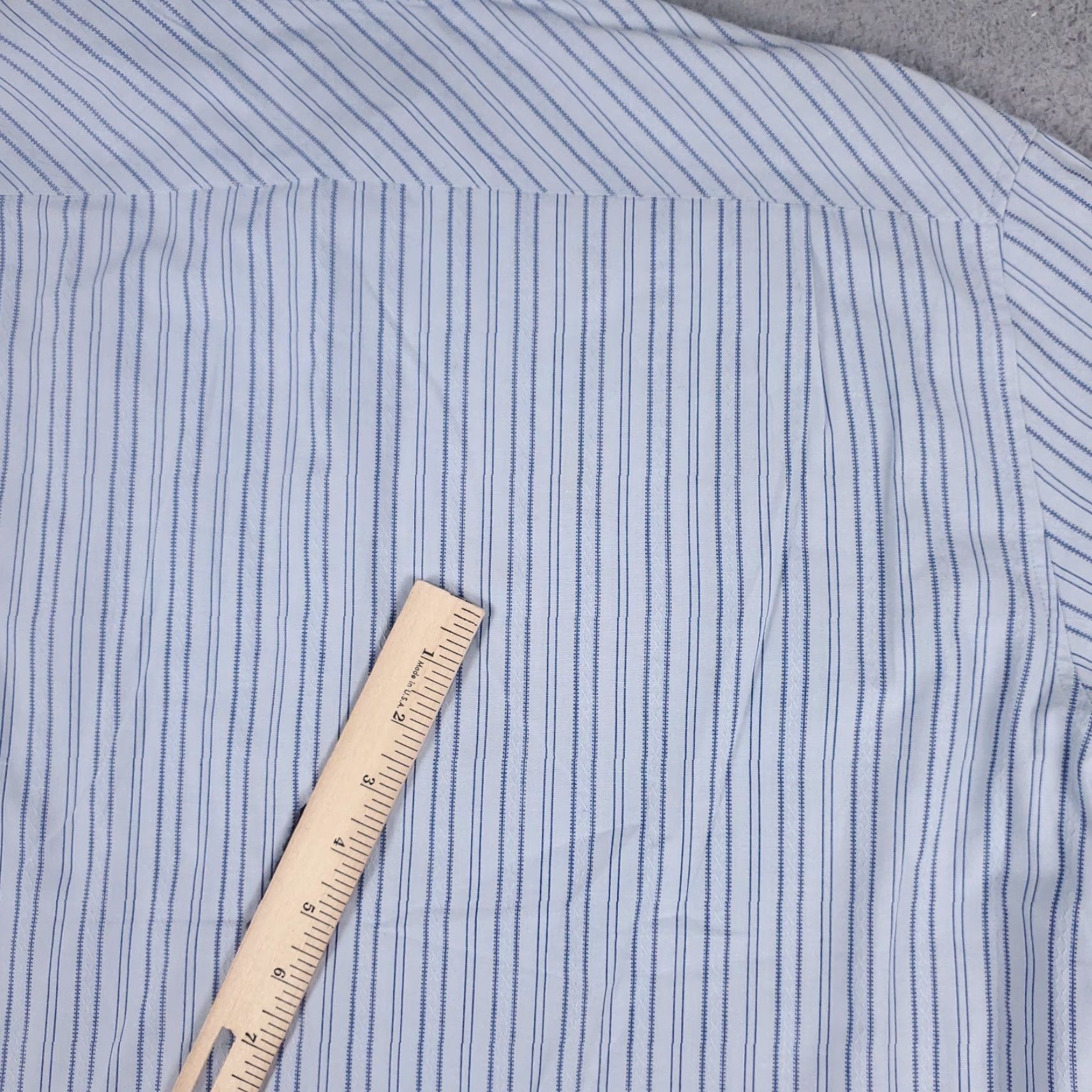 Ben Sherman VINTAGE Ben Sherman Shirt Mens Large Blue Striped Button-Up Long Sleeve (Note: Original is not vintage; remove "VINTAGE") Size US L / EU 52-54 / 3 - 7 Thumbnail