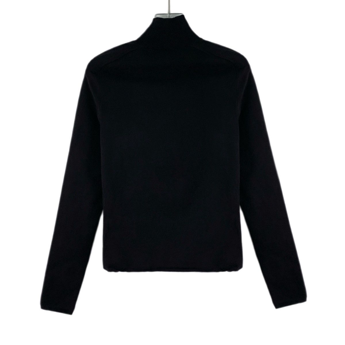 Alexander Wang Alexander Wang Black Logo Turtleneck Long Sleeve Top K26WX Size S / US 4 / IT 40 - 2 Thumbnail