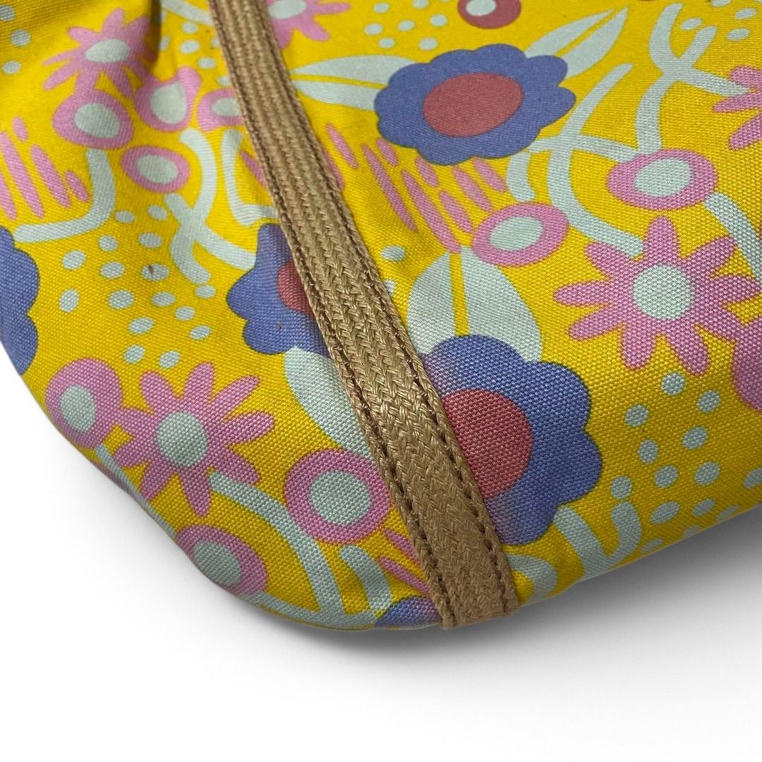 Chanel Chanel - Summer Tote Handbag Flora Yellow Brown Vintage Size ONE SIZE - 7 Thumbnail