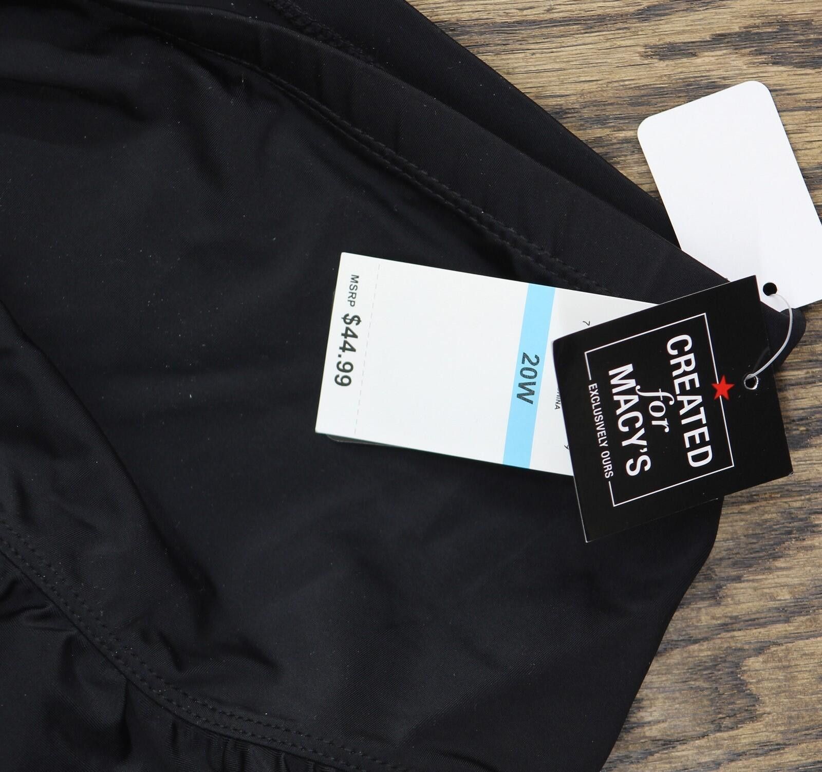 Other Island Escape Skirt High-waist Swim Bottom 770068 Black 20w Size ONE SIZE - 4 Thumbnail