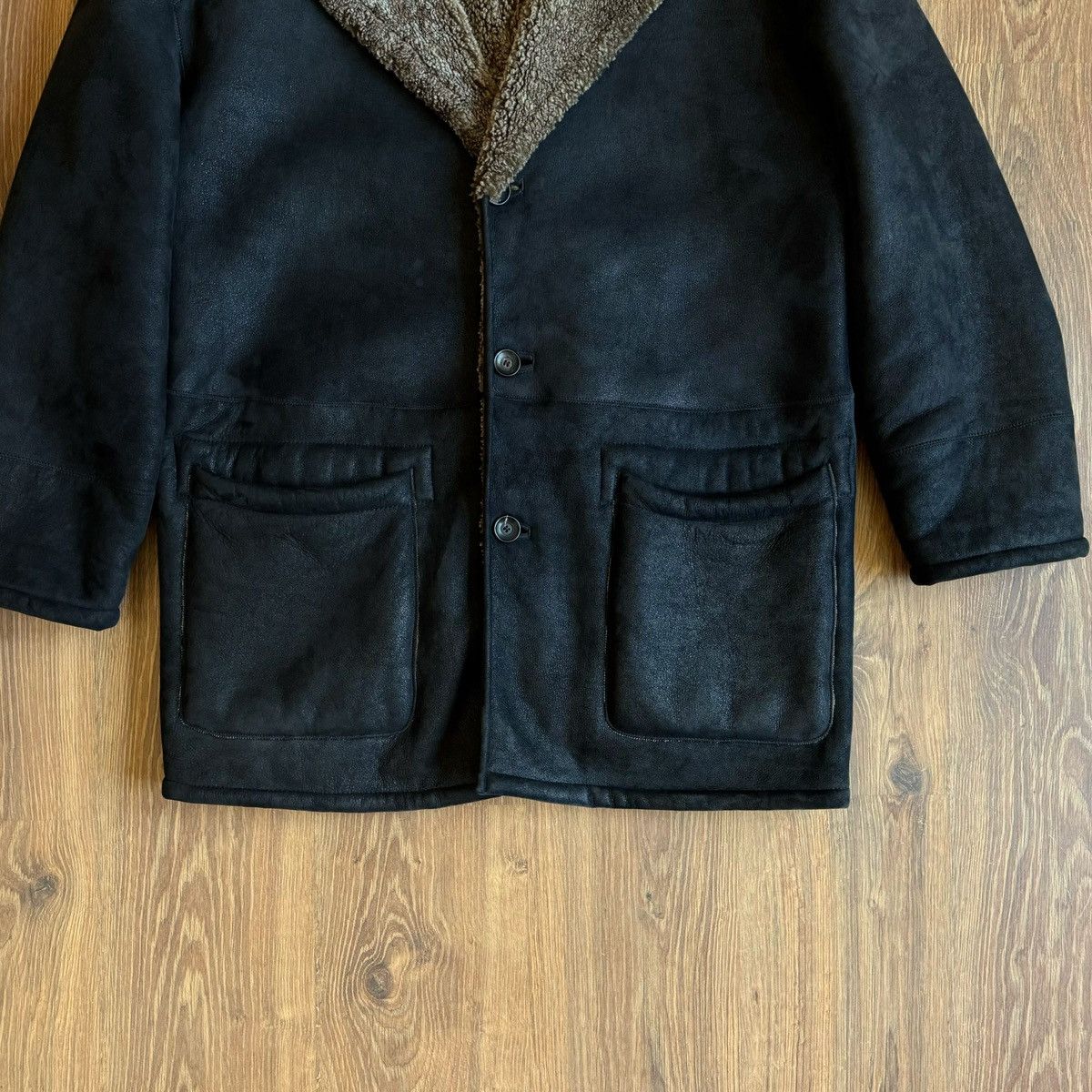 Bally Bally Shearling Jacket Cerruti 1881 Ing. Sheepskin Men’s 52 Size US L / EU 52-54 / 3 - 3 Thumbnail