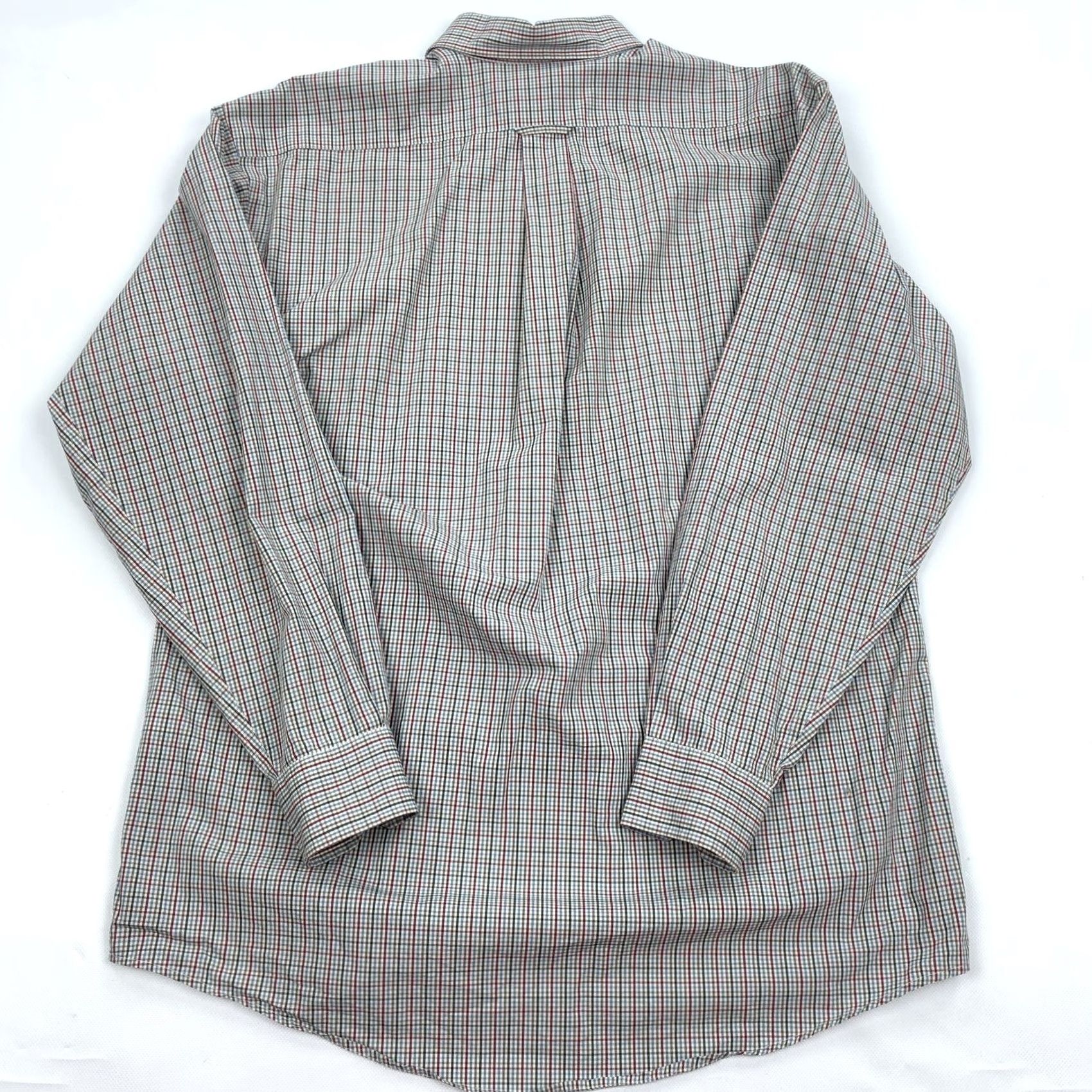 Vintage Onward Reserve Men’s M Classic Fit Button Down Shirt Plaid 100% Cotton Non-Iron Shirt Mens Medium Size US M / EU 48-50 / 2 - 6 Thumbnail