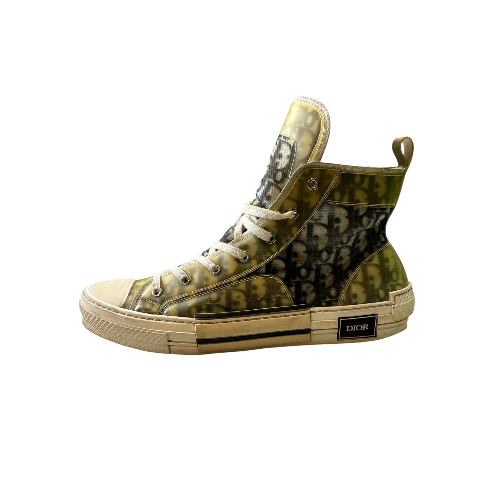 Dior Dior "B23 Monogram" (Yellowed) & White Sneakers Size US 14 / EU 47 - 1 Thumbnail