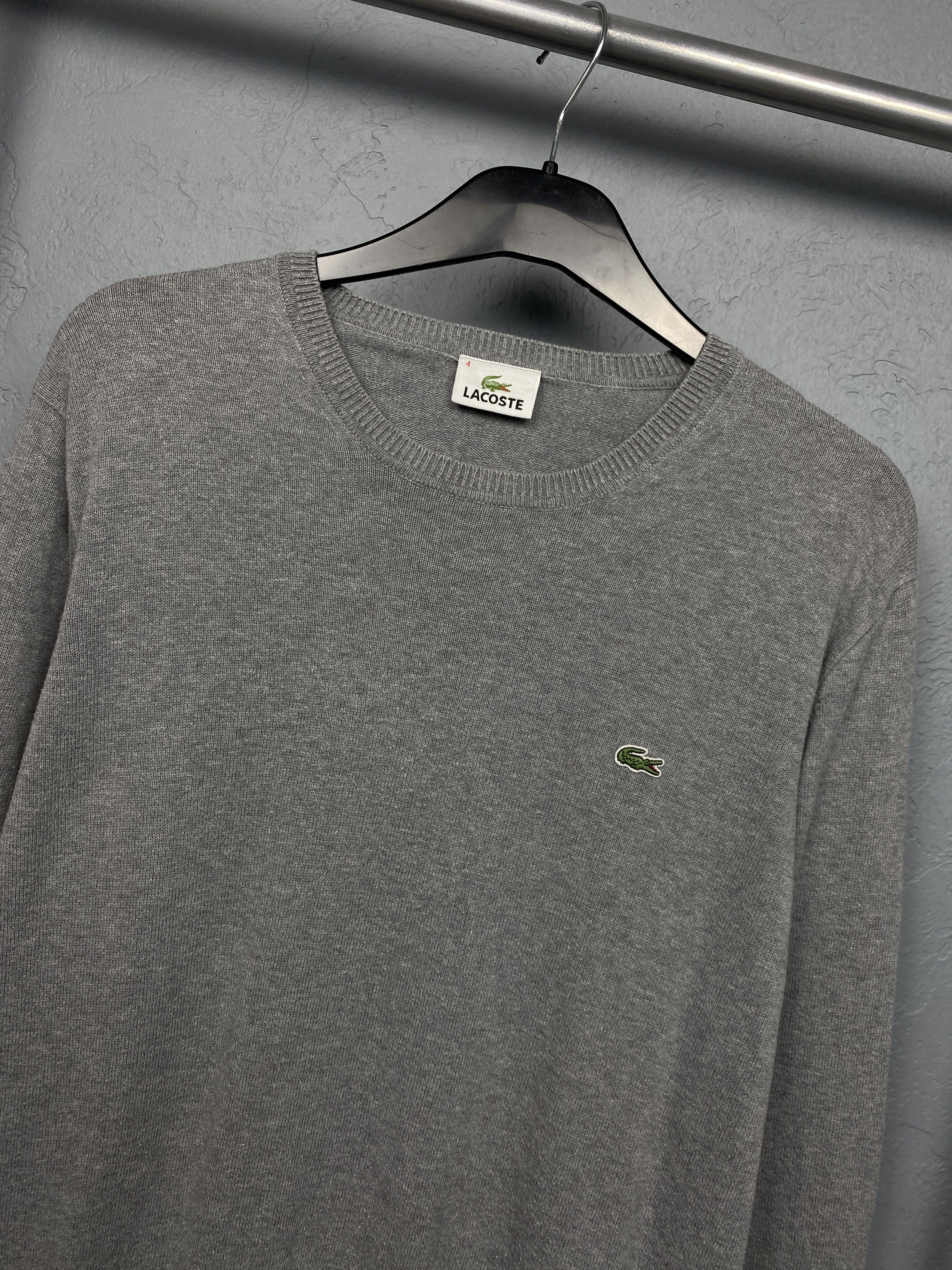 Lacoste Lacoste Vintage Mens Crew Neck Knit Sweater Size US M / EU 48-50 / 2 - 2 Thumbnail