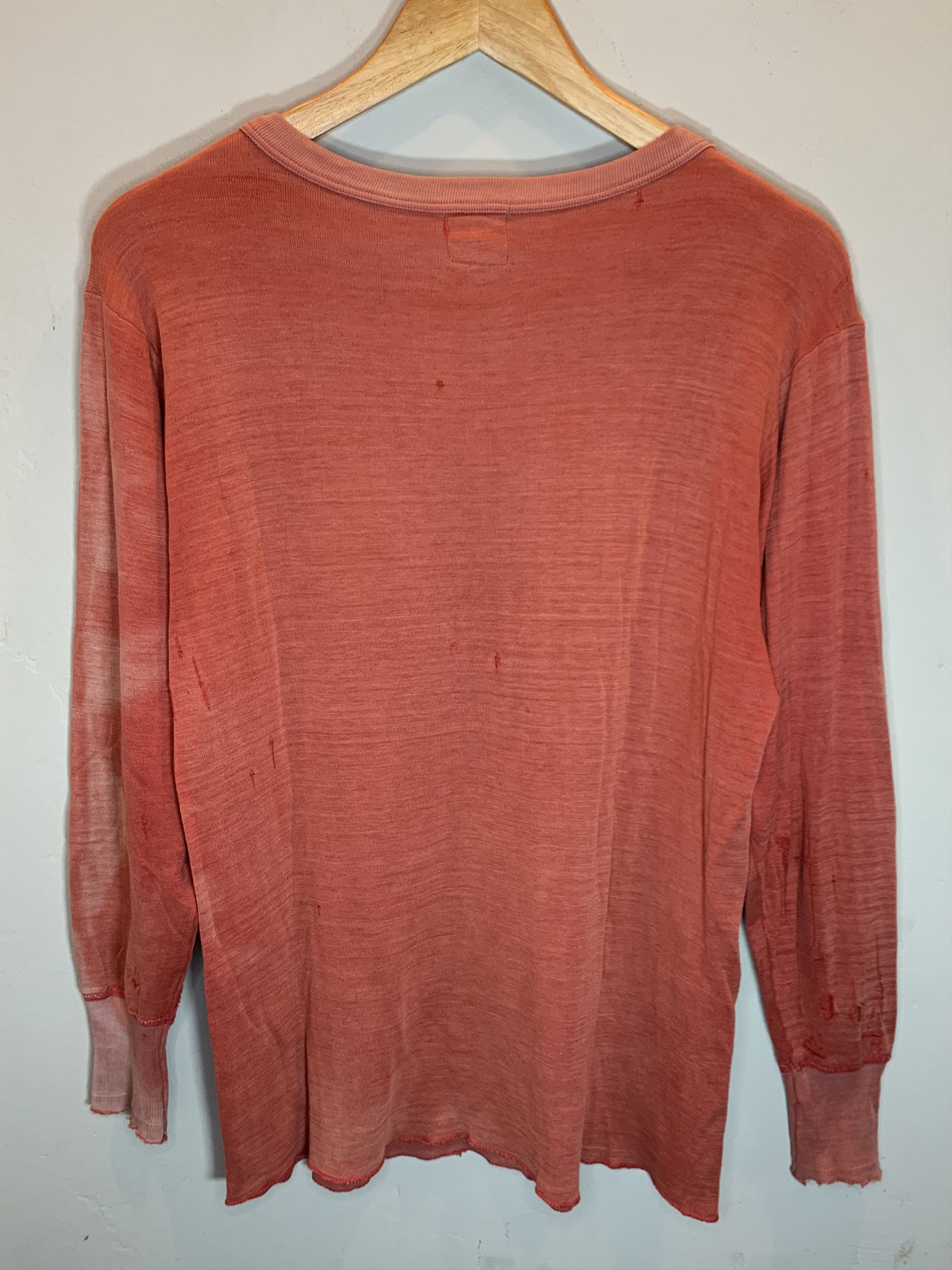 Vintage *RARE* Vintage 50’s Duofold Style 529 Faded Smoked Out Shirt Size US M / EU 48-50 / 2 - 2 Thumbnail