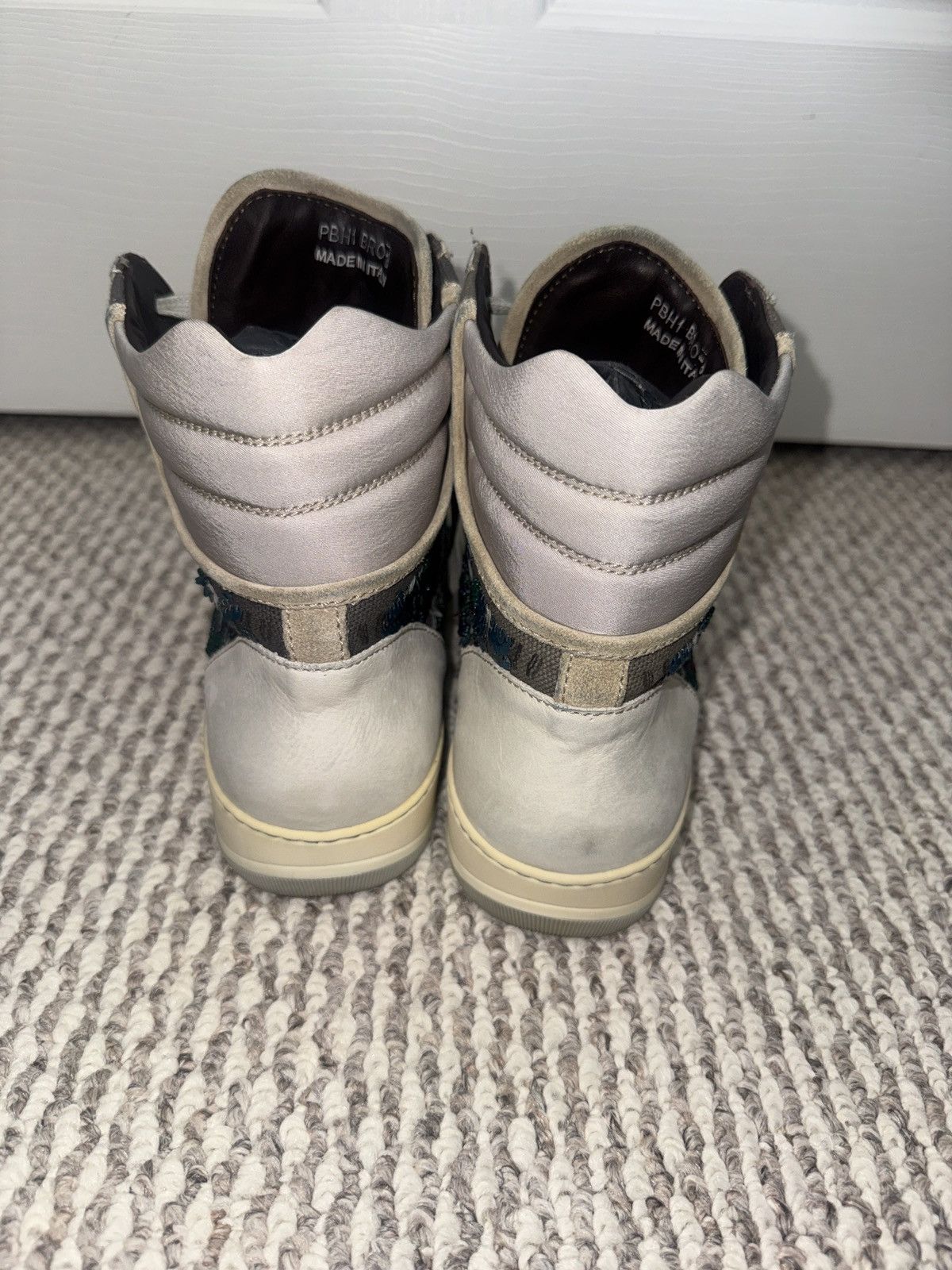 Lanvin Lanvin High-Top Sequin Embroidered Trainer –Multi-Color US 8 Size US 8 / EU 41 - 5 Thumbnail