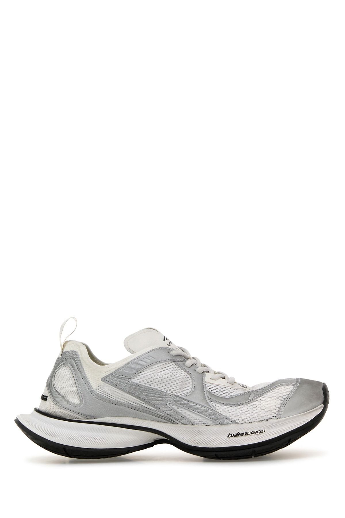 Balenciaga White Mesh And Rubber Circuit Sneakers Size US 8 / EU 41 - 1 Thumbnail
