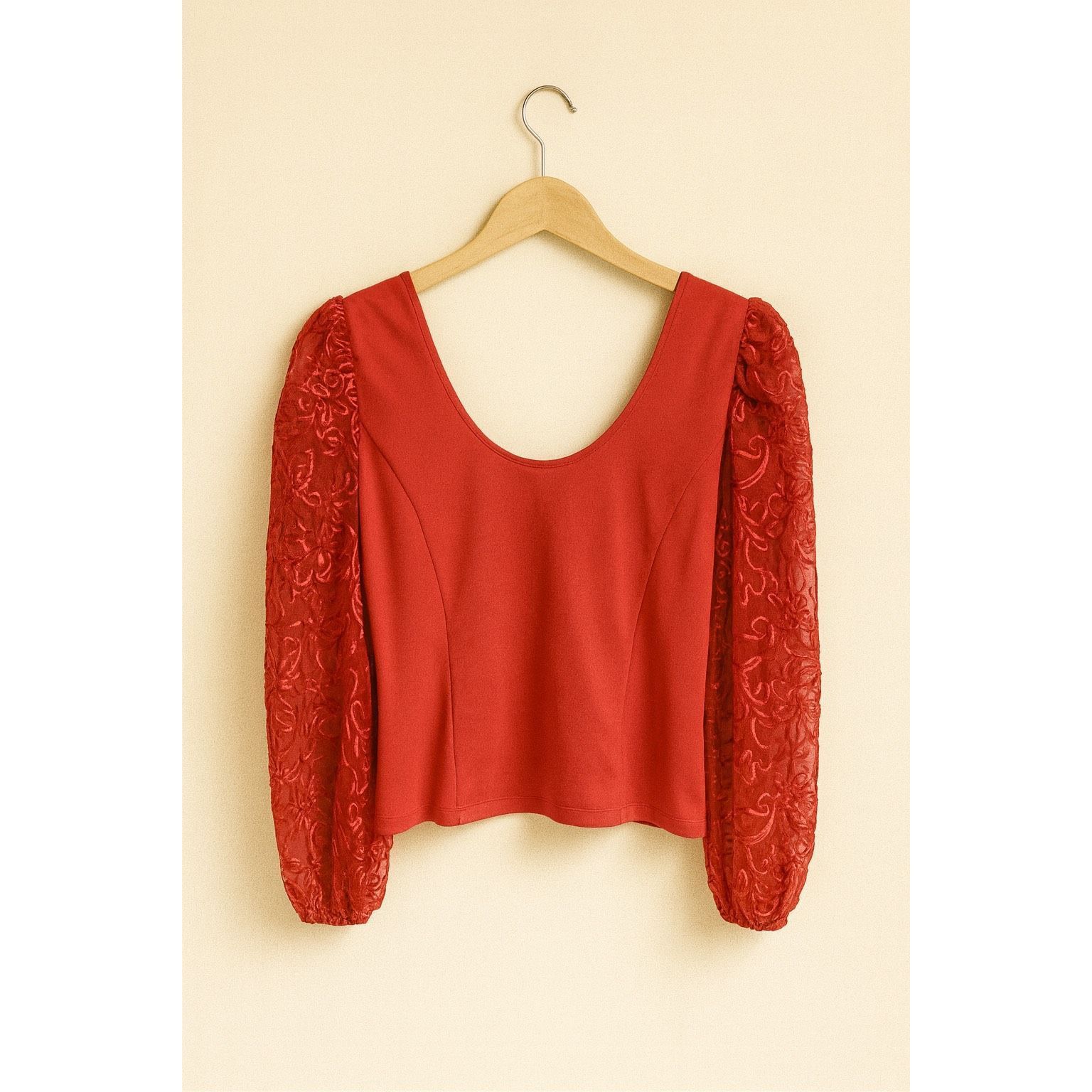 Other Marc New York Puff Sleeve Embroidered Top XS Size XS / US 0-2 / IT 36-38 - 2 Thumbnail