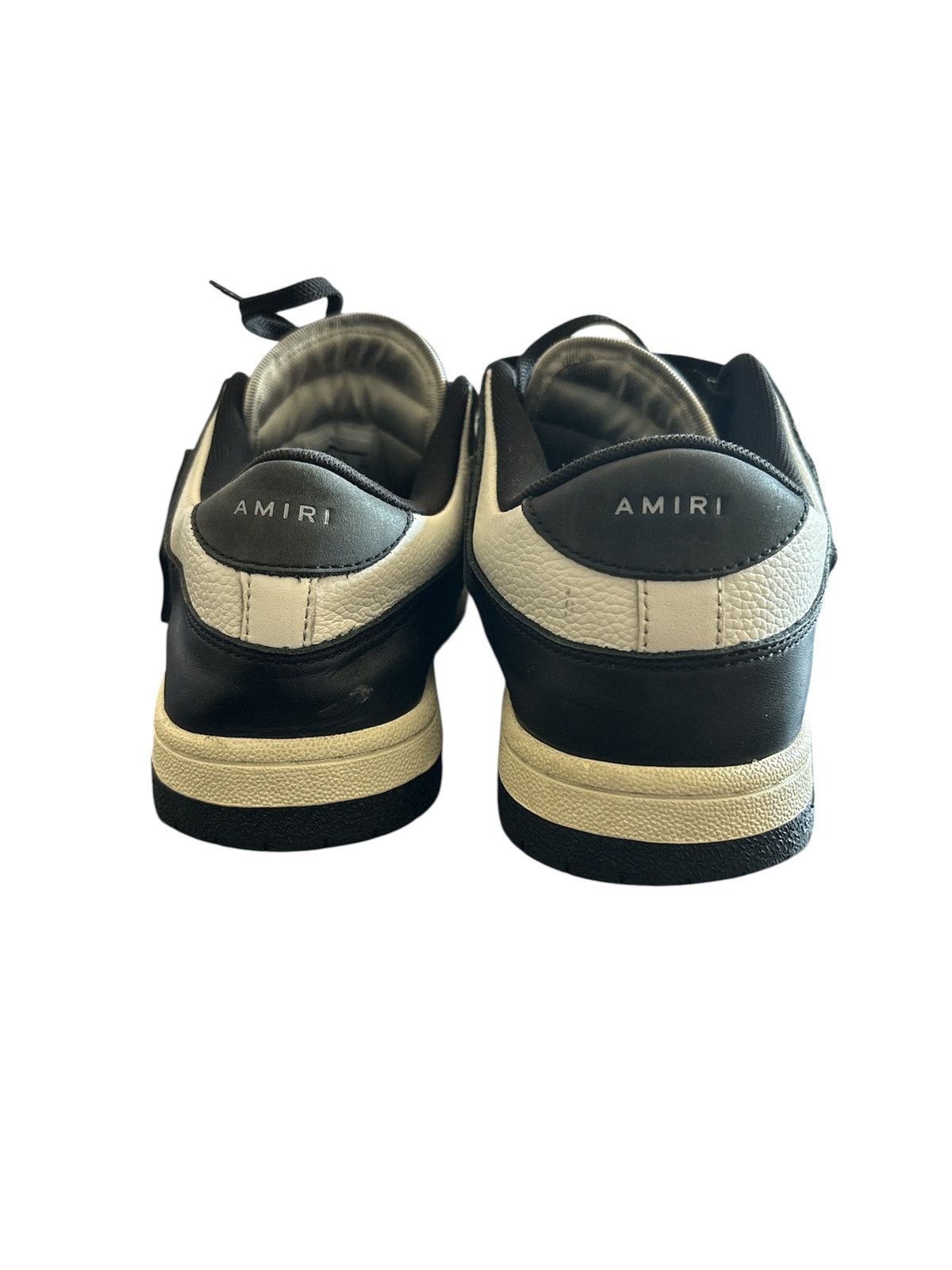 Amiri AMIRI black and white skeleton, low tops Size US 11 / EU 44 - 4 Thumbnail