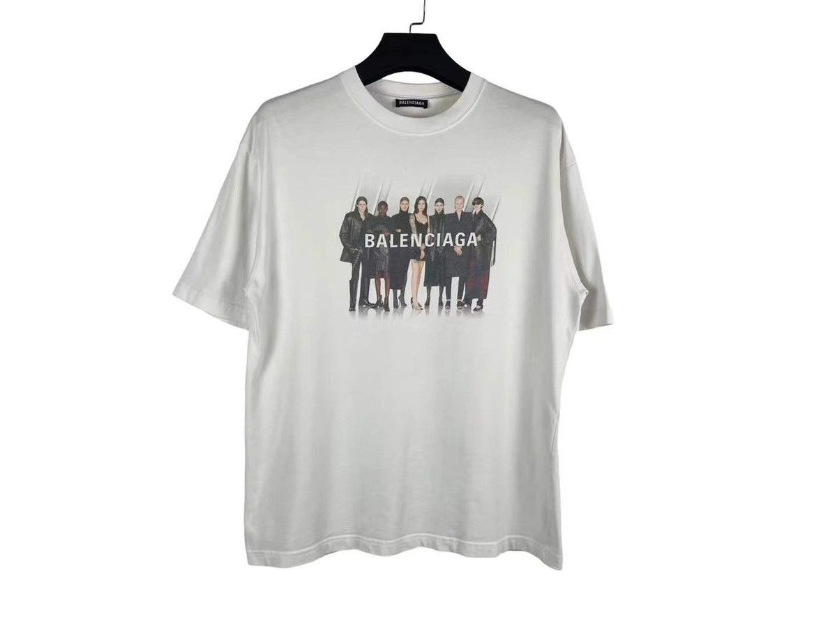 Balenciaga Balenciaga Real Portrait Photo Tee Size US S / EU 44-46 / 1 - 1 Thumbnail