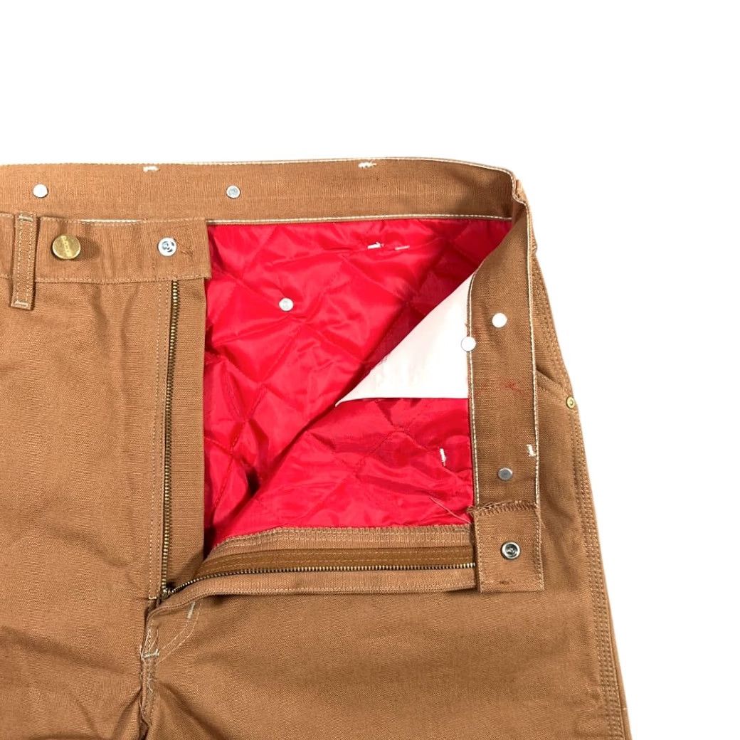 Carhartt VINTAGE Carhartt Pants Mens 38x33 Brown Canvas Duck USA 100 Years 80s Workwear Relaxed Straight Regular Size US 38 / EU 54 - 4 Thumbnail