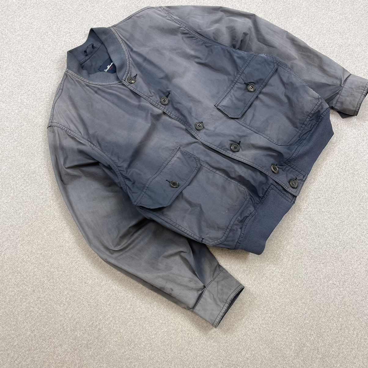 Japanese Brand × Vintage VINTAGE ULTRA FADED WASHED LIGHT BOMBER JACKET UNSOUNDRAGS Size US L / EU 52-54 / 3 - 6 Thumbnail