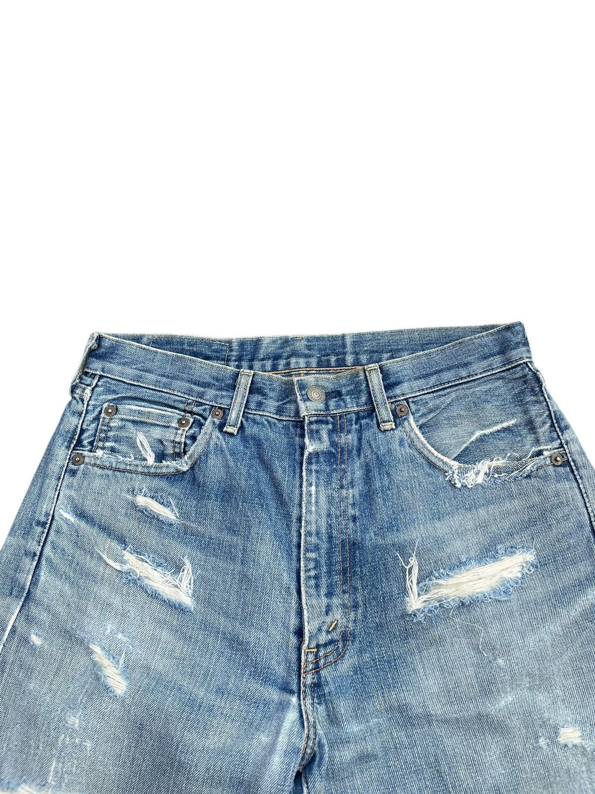 Levi's Vintage Levi’s 502XX Selvedge Distressed Size US 31 - 6 Thumbnail