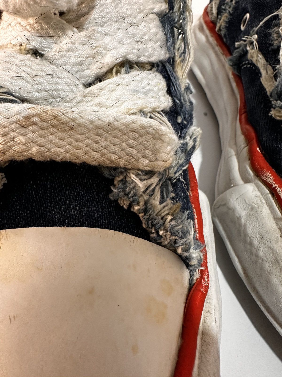Maison MIHARA YASUHIRO × Nigel Cabourn Maison MIHARA YASUHIRO x Nigel Cabourn Blue Denim Sneaker. Size US 8 / EU 41 - 13 Thumbnail