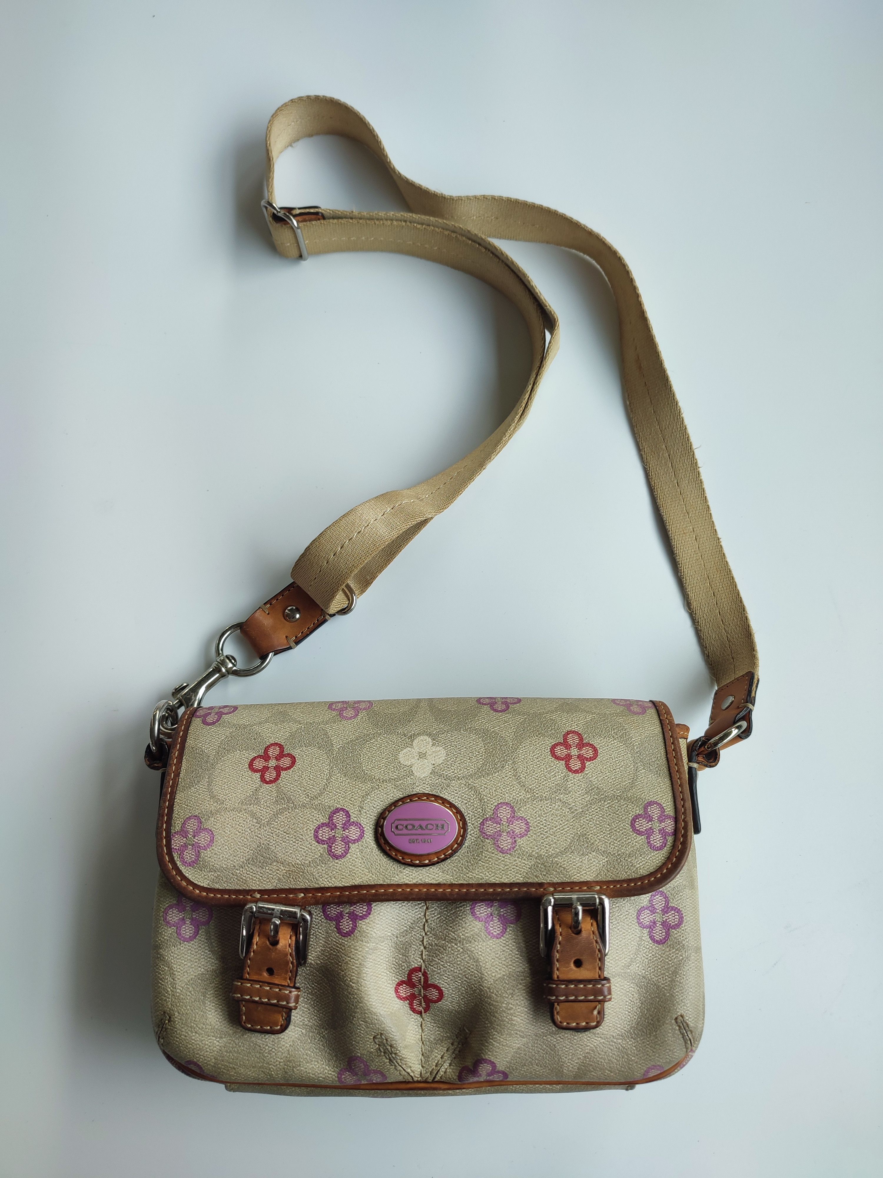 Coach × Vintage coach peyton signature clover field bag Size ONE SIZE - 1 Thumbnail