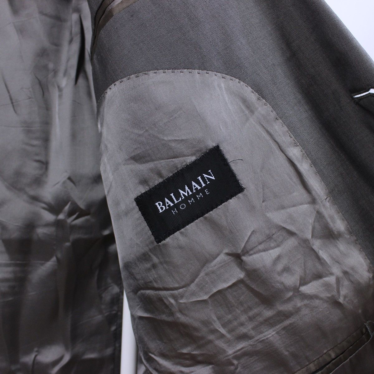 Balmain Balmain Homme Wool/Silk Blazer Jacket Size 42R - 6 Thumbnail