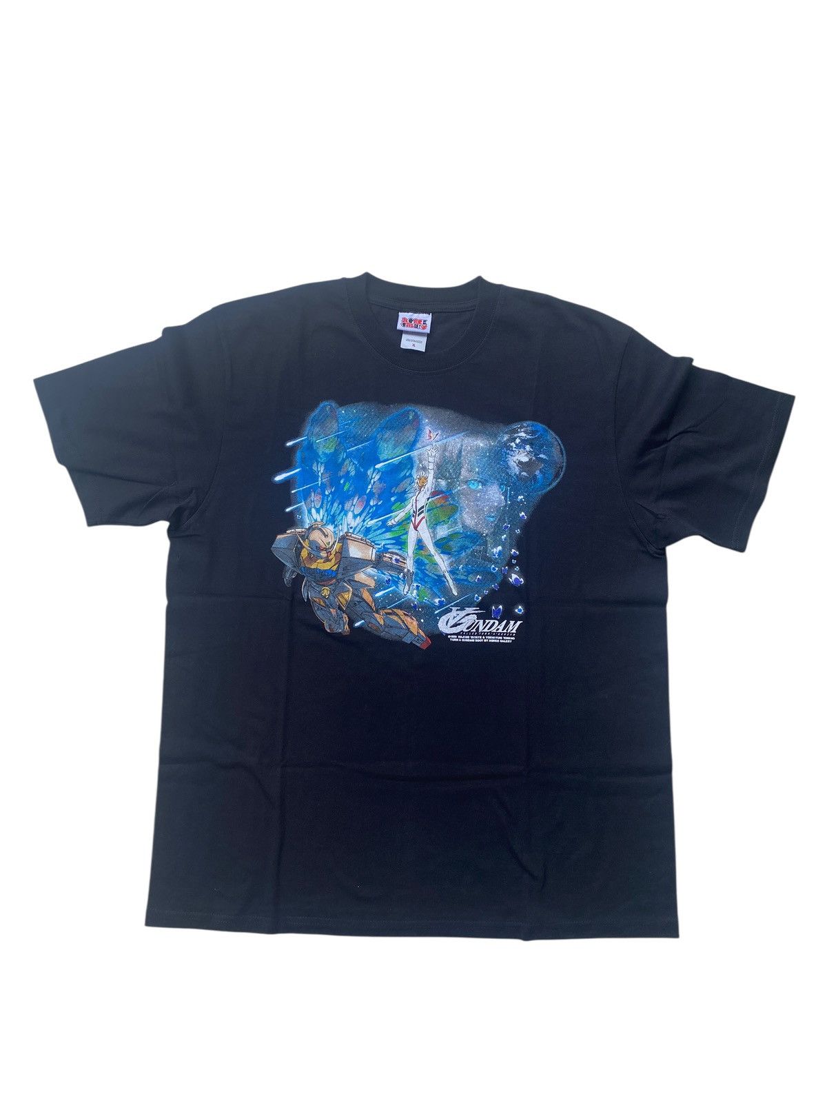 Japanese Brand Rare Turn A Gundam System 99 Double Sided Anime Graphic Tee Size US XL / EU 56 / 4 - 1 Thumbnail
