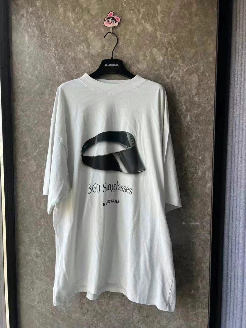 Balenciaga Balenciaga White 360 Sunglasses T-shirt Size US M / EU 48-50 / 2 - 1 Thumbnail