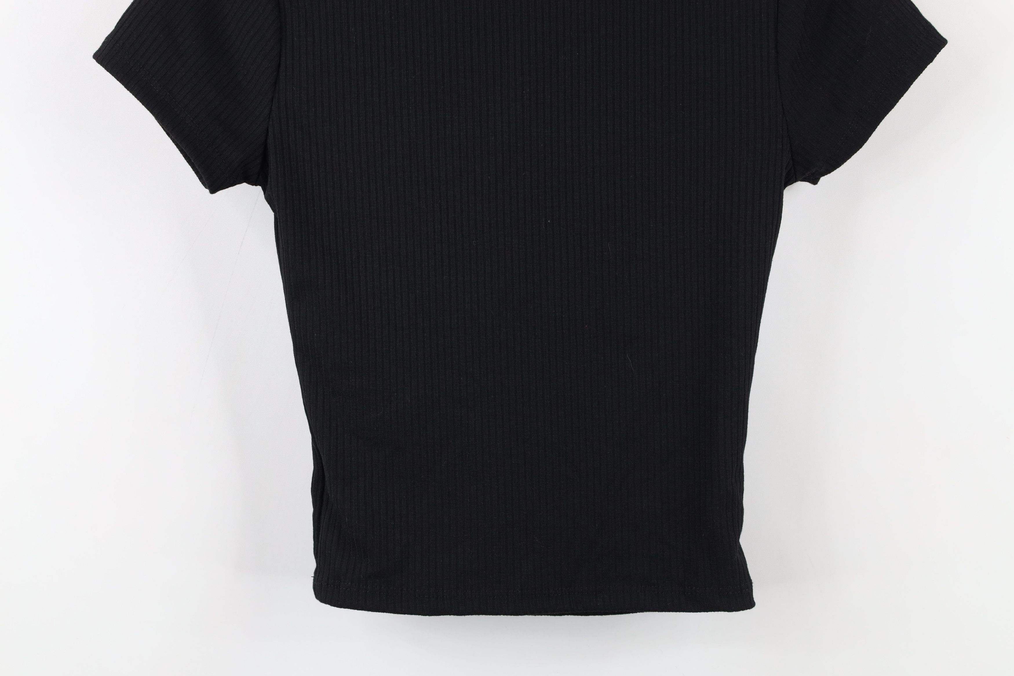 Vintage Vintage Y2K Babydoll Streetwear Ribbed Cropped Polo Shirt Size S / US 4 / IT 40 - 11 Thumbnail