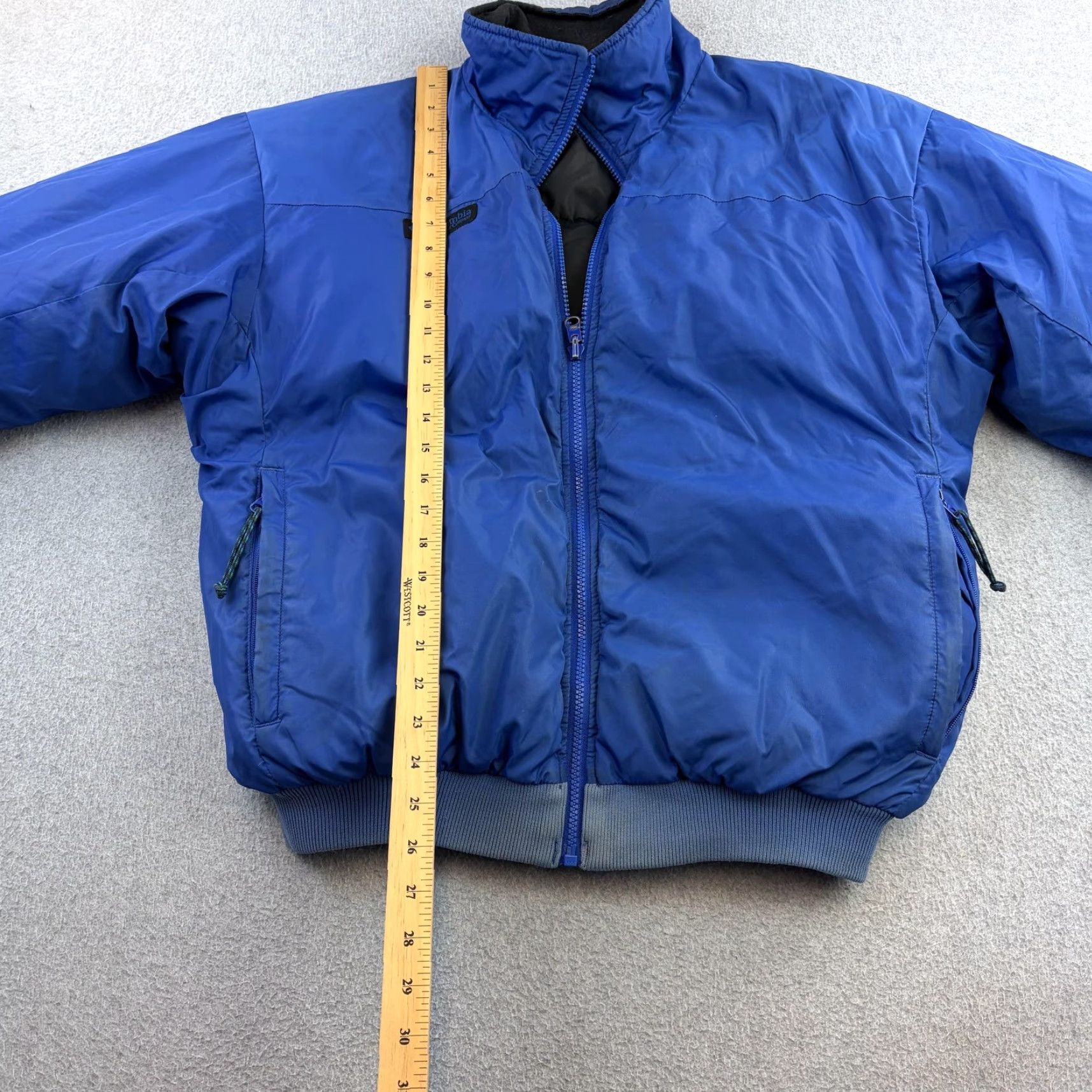 Vintage VINTAGE Columbia Jacket Mens M Blue Down Puffer Bomber Full Zip Outdoor 90s Mens Size US M / EU 48-50 / 2 - 3 Thumbnail