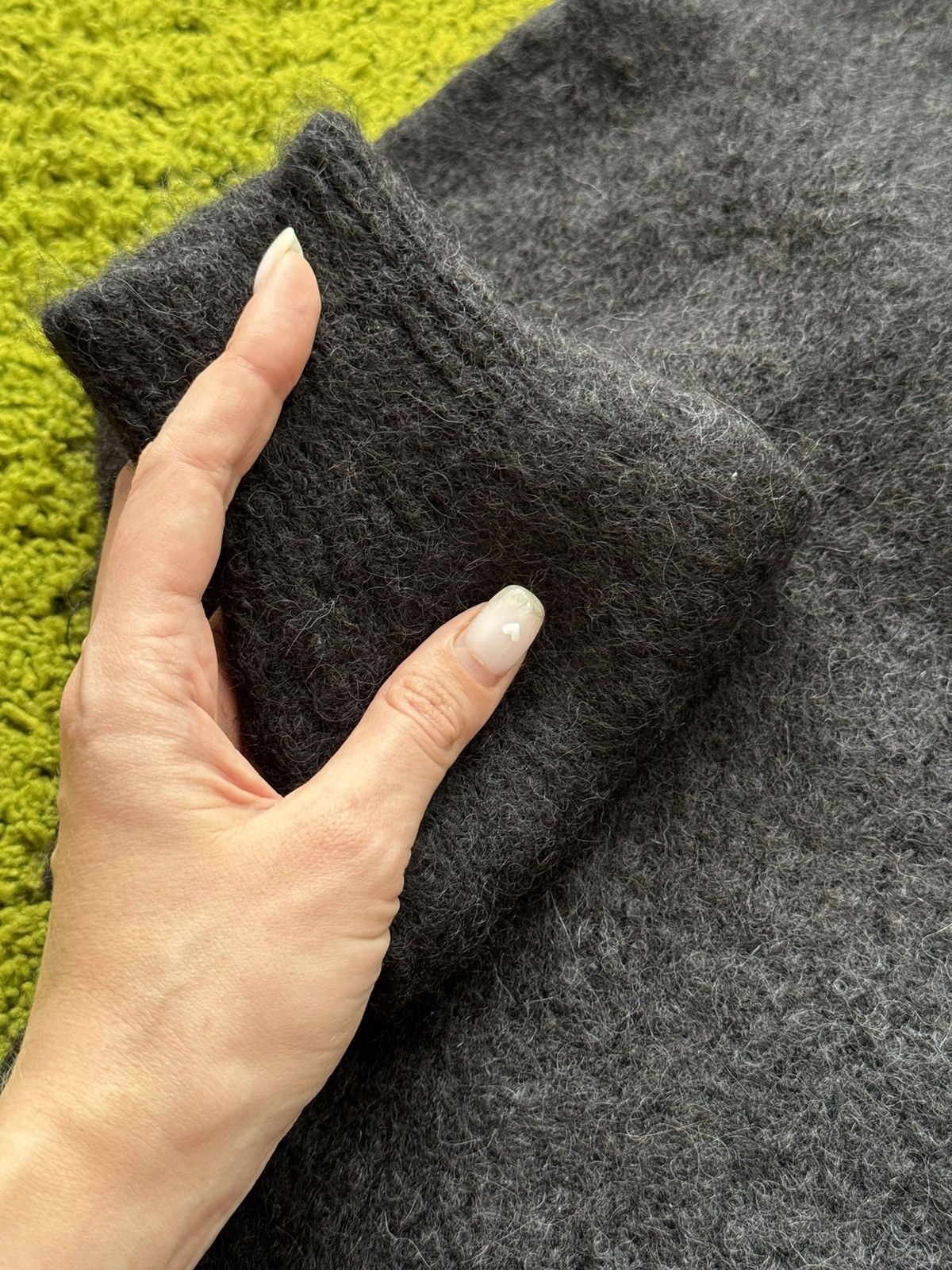Designer × Isabel Marant × Isabel Marant Etoile Isabel Marant fuzzy mohair Japanese style cardigan sweater Size XS / US 0-2 / IT 36-38 - 3 Thumbnail
