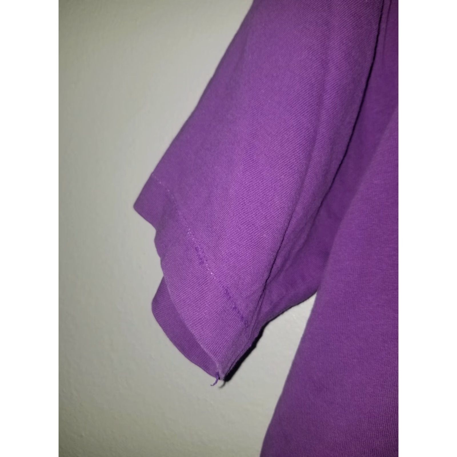 Fruit Of The Loom VINTAGE Mens L KEY LARGO Purple Compass T Shirt 90s 1990s Graphic Tee Short Sleeve Size US L / EU 52-54 / 3 - 3 Thumbnail