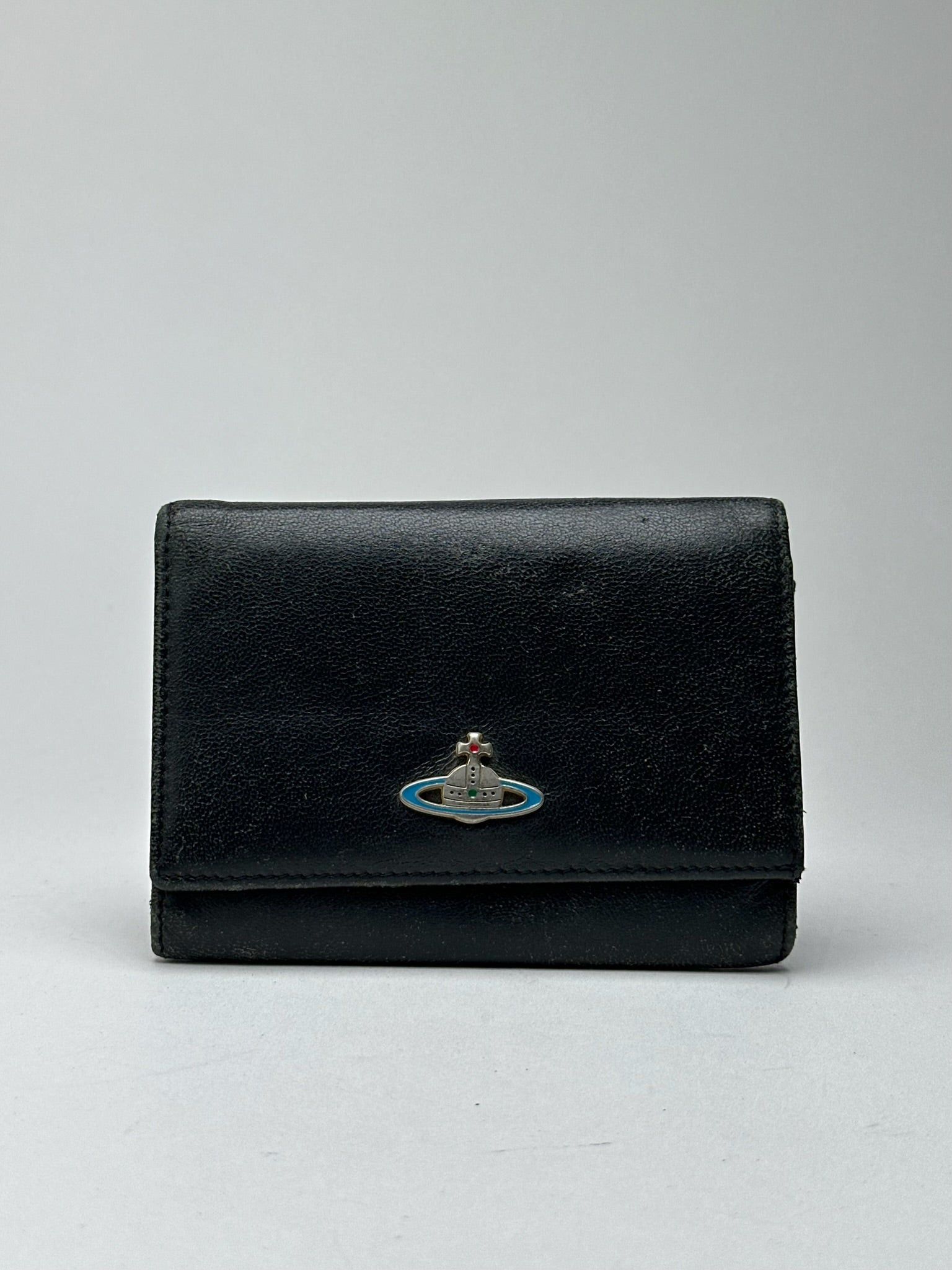 Vivienne Westwood Vintage leather wallet black Size ONE SIZE - 1 Thumbnail