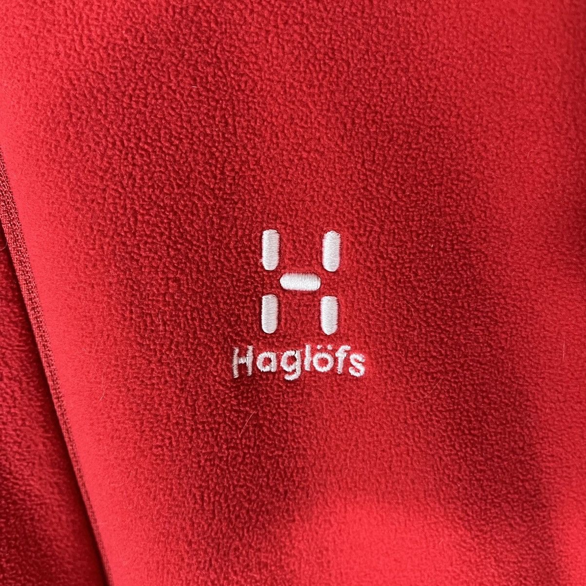 Haglofs Haglöfs Full Zip Red Fleece Jacket Outdoor Gorpcore Mountain Size M / US 6-8 / IT 42-44 - 2 Thumbnail