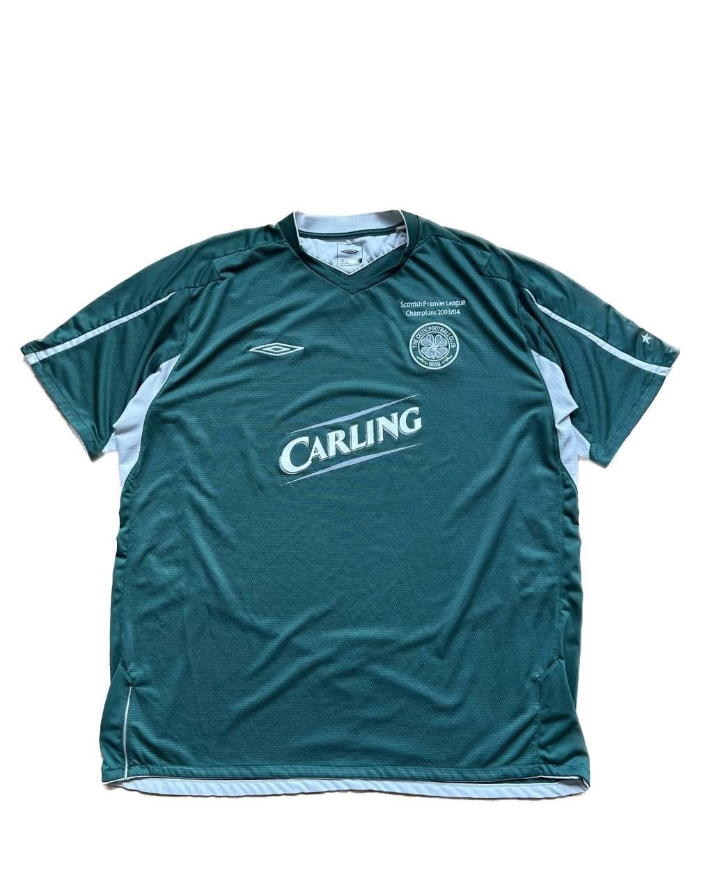 Umbro 2004/5 CELTIC AWAY SOCCER JERSEY FOOTBALL SHIRT UMBRO RARE Size US XXL / EU 58 / 5 - 1 Thumbnail