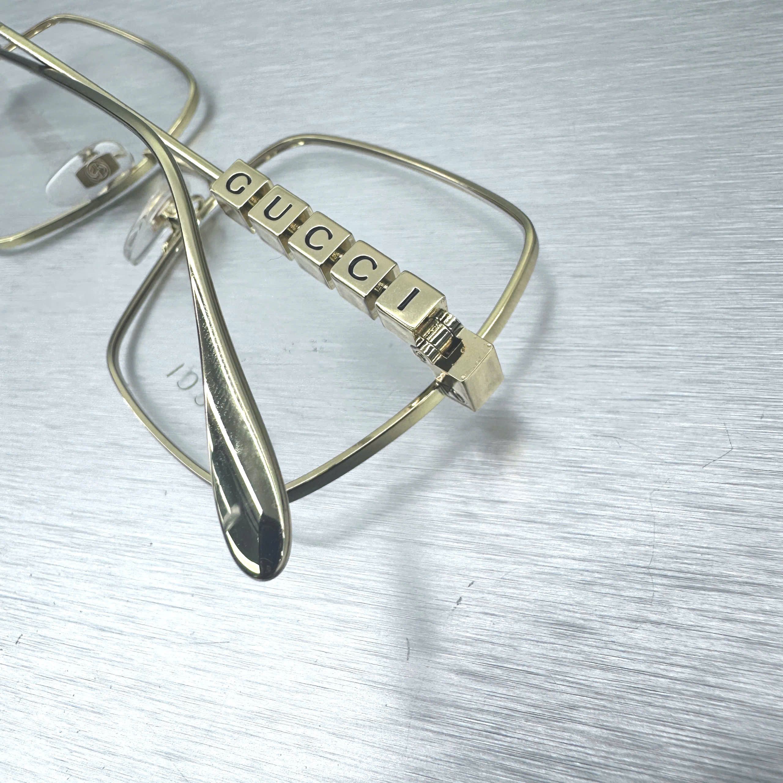 Gucci GUCCI GG1434O_001 GOLD Size ONE SIZE - 4 Thumbnail