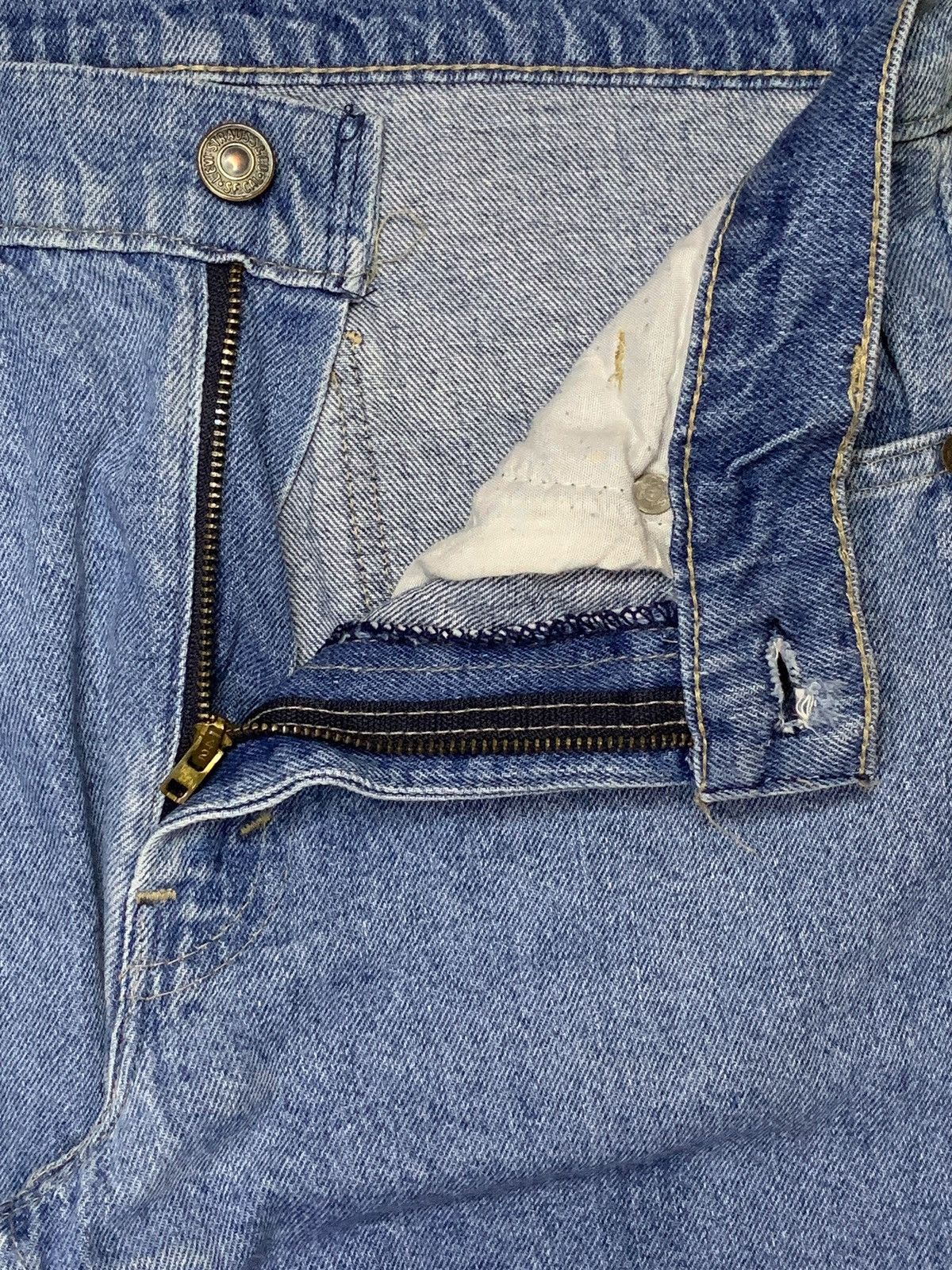 Levi's × Levi's Vintage Clothing × Vintage SALES🔥Vintage 80s Levis Silver Talon Zipper Blue Wash Jeans Size 27" / US 4 / IT 40 - 9 Thumbnail