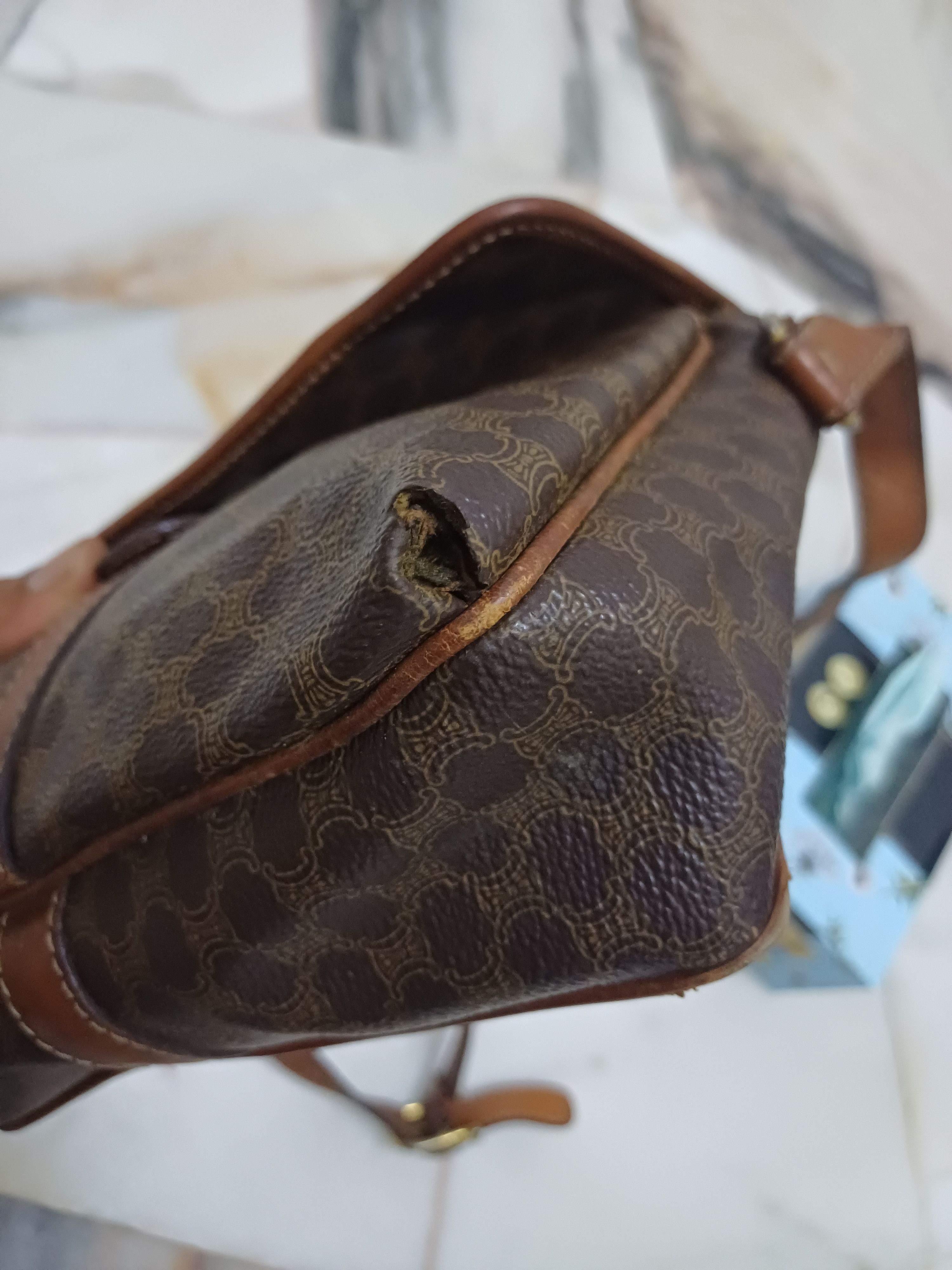 Celine vintage celine shoulder bag monogram Size ONE SIZE - 6 Thumbnail