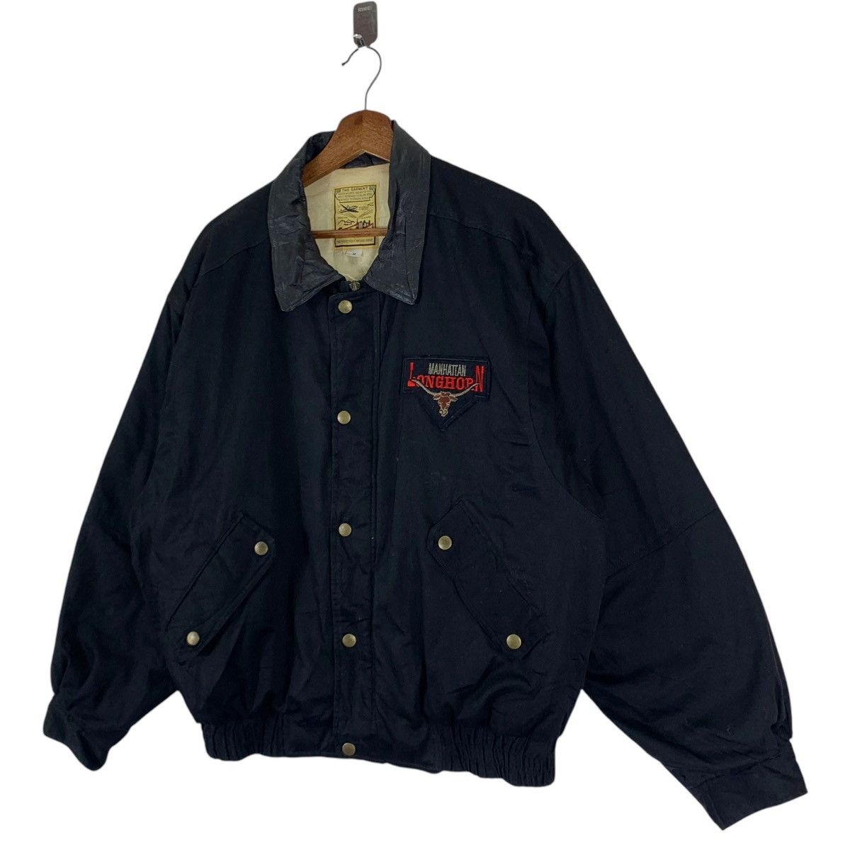Vintage VINTAGE DIO WILD MANHATTAN LONGHORN BOMBER FLIGHT JACKET Size US M / EU 48-50 / 2 - 2 Thumbnail