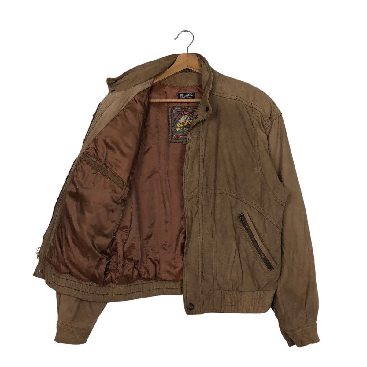 Japanese Brand 📌Vintage Bomber Leather Jacket Adventure Bound Issey Miyake Size US M / EU 48-50 / 2 - 12 Thumbnail