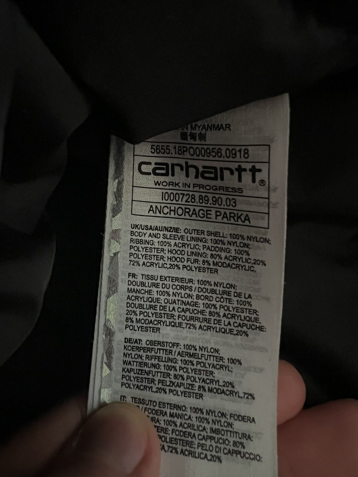 Carhartt × Carhartt Wip Carhartt Anchorage Parka Size US S / EU 44-46 / 1 - 10 Thumbnail