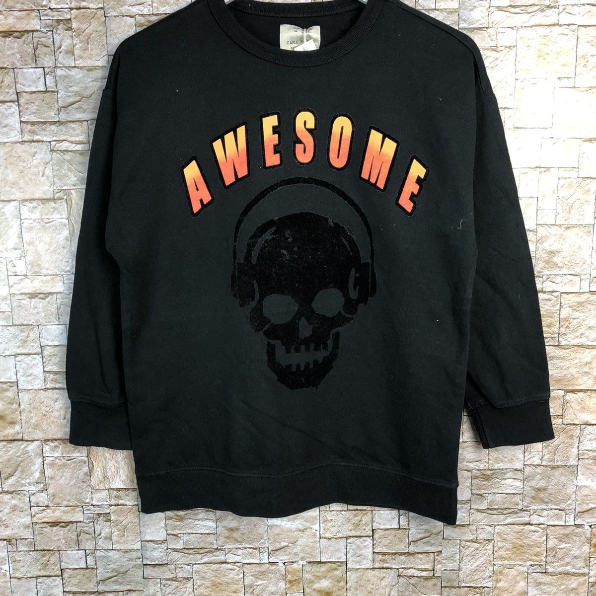 Other Zara Boys Skulls Sweatshirt #A231 Size US S / EU 44-46 / 1 - 3 Thumbnail