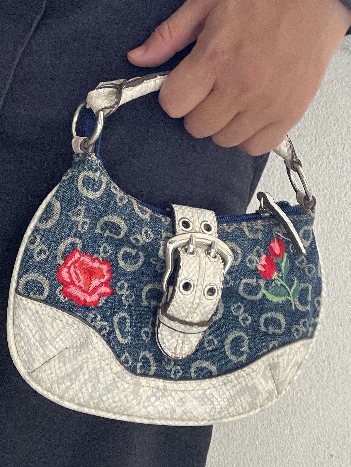 Guess Guess handle mini y2k snake leather bag Size ONE SIZE - 8 Thumbnail