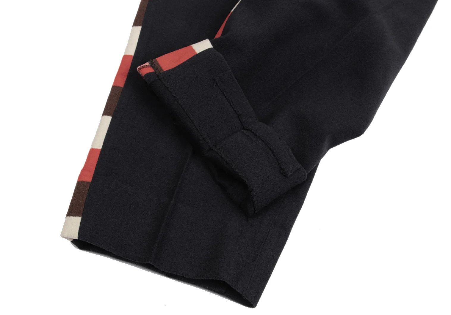 Yohji Yamamoto Yohji Yamamoto Felt Wool Pants Dark Navy S Size US 30 / EU 46 - 9 Thumbnail