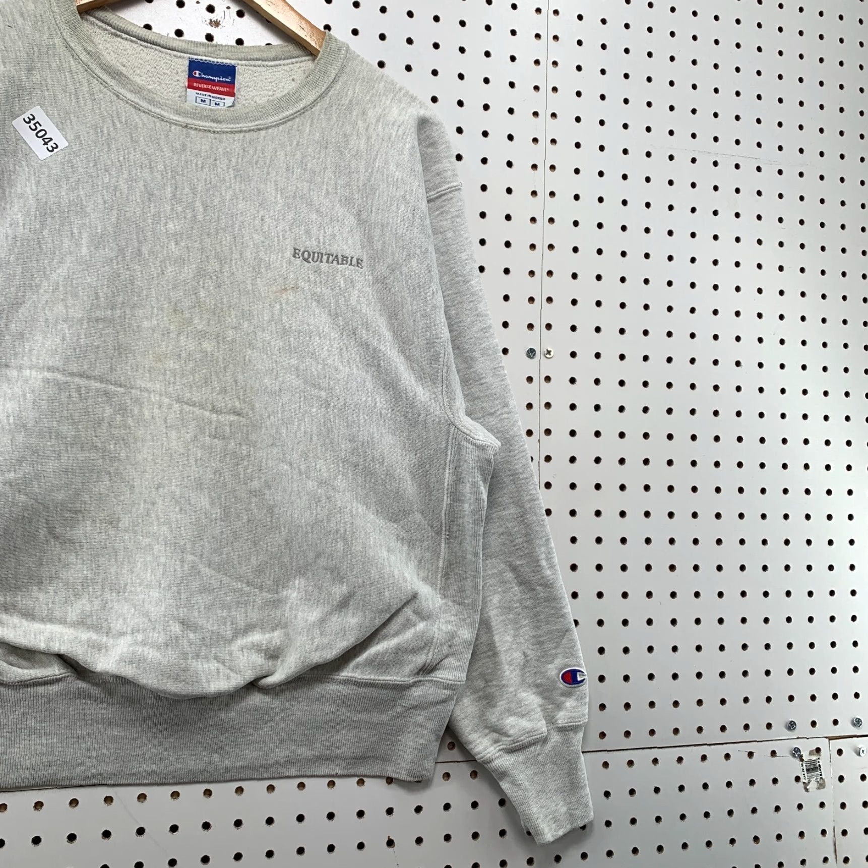 Champion VINTAGE Champion Reverse Weave Sweatshirt Mens Medium Gray Crewneck 22.5x24.5 Size US M / EU 48-50 / 2 - 4 Thumbnail